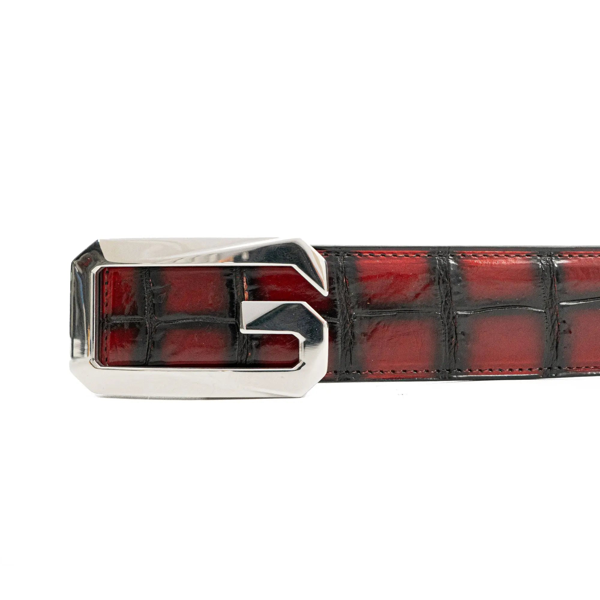 Handcrafted Alligator Leather Belts DVG02 Divinch