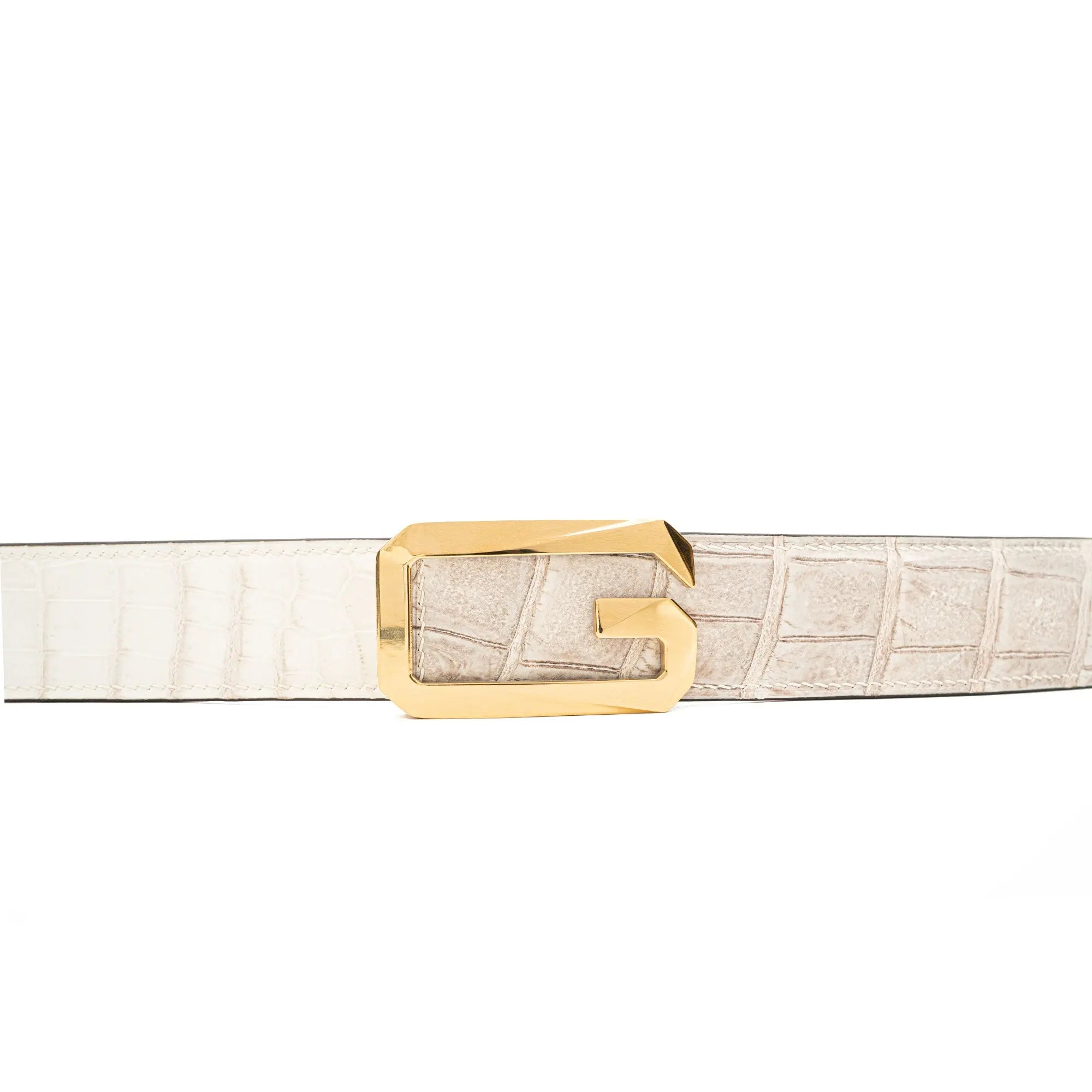 Handcrafted Alligator Leather Belts DVG09 Divinch