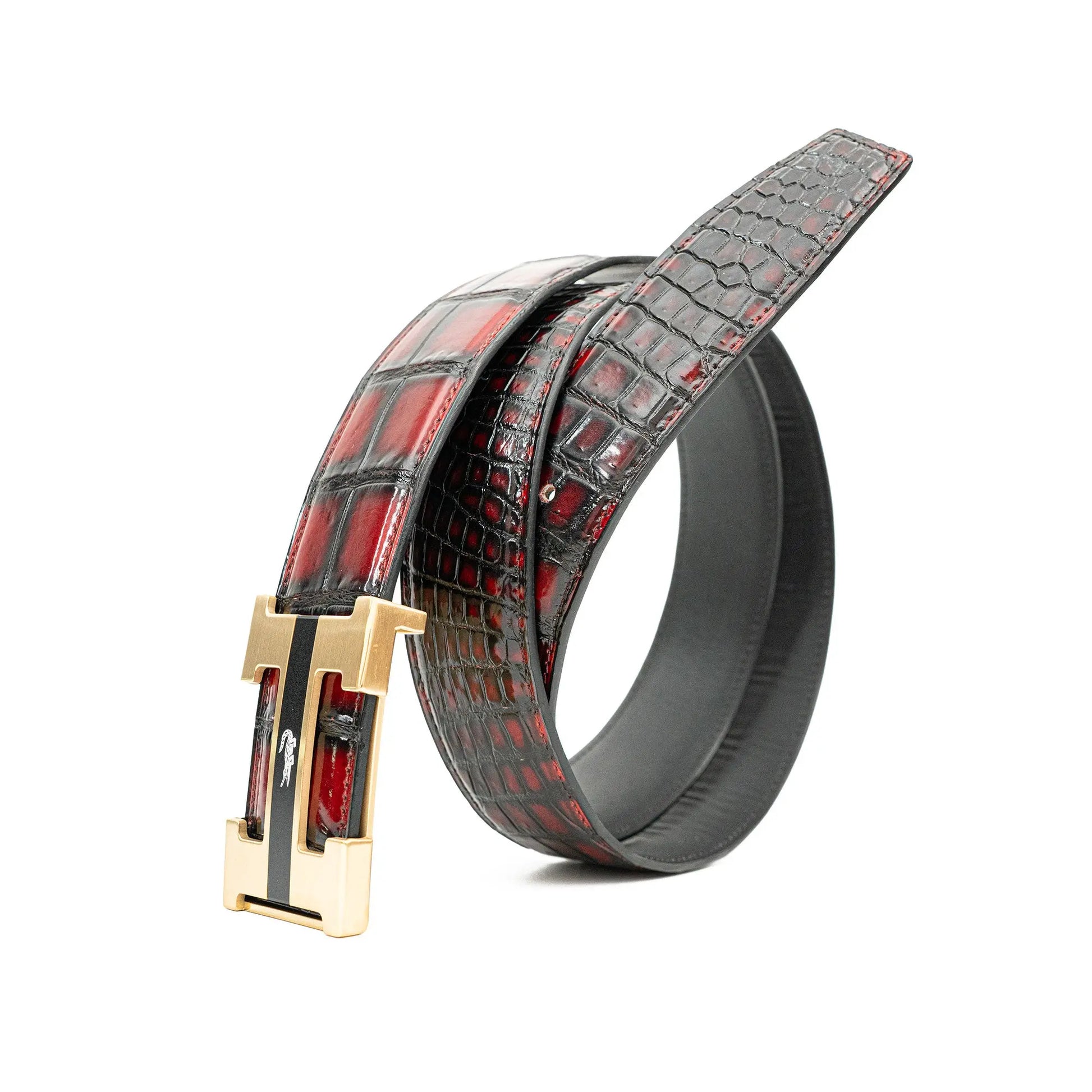 Handcrafted Alligator Leather Belts DVG101 Divinch