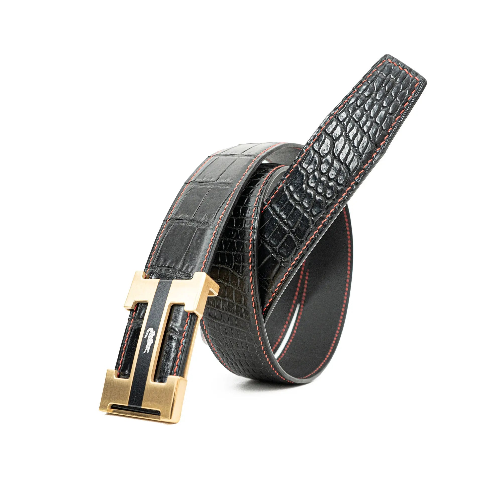 Handcrafted Alligator Leather Belts DVG116 Divinch