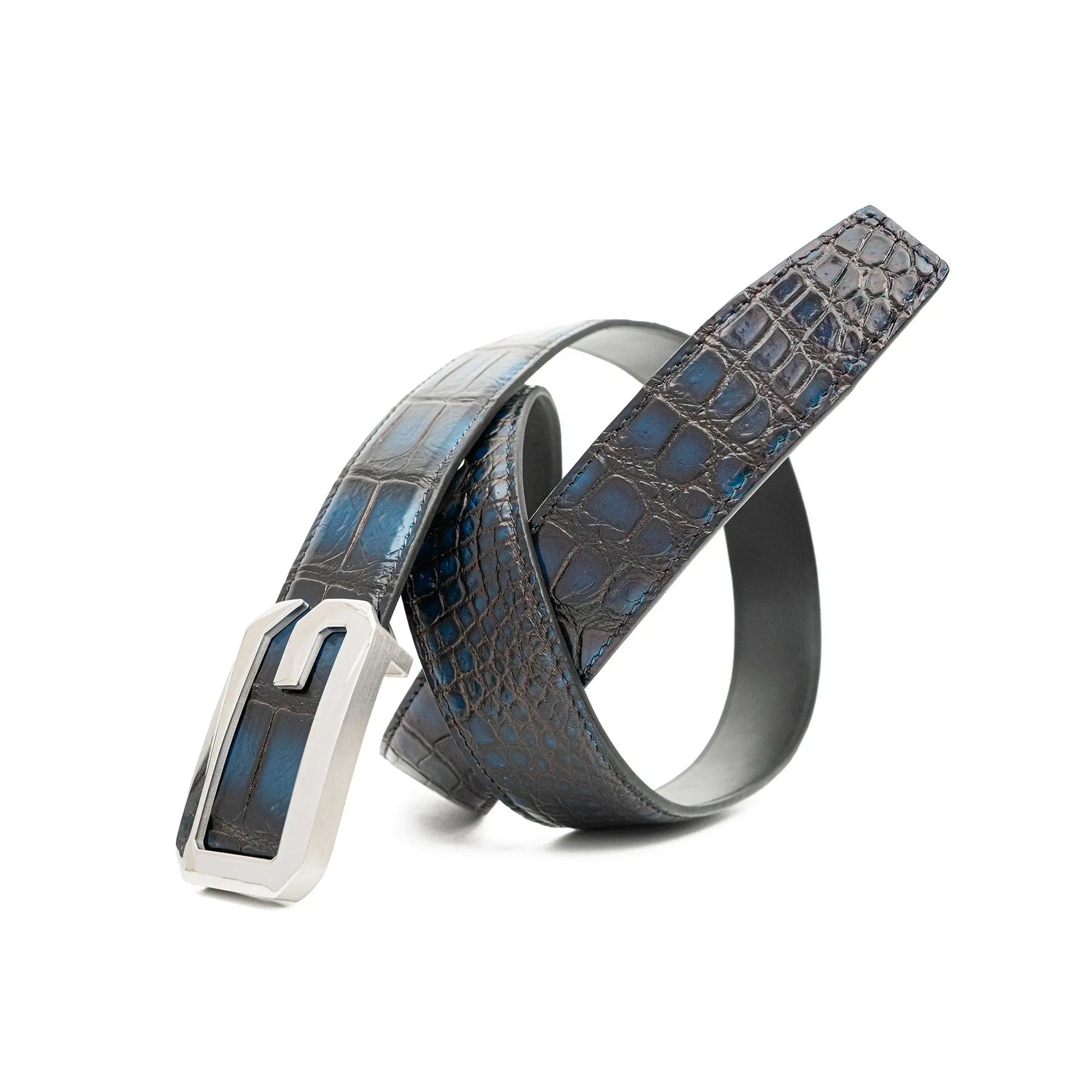 Handcrafted Alligator Leather Belts DVG12 Divinch