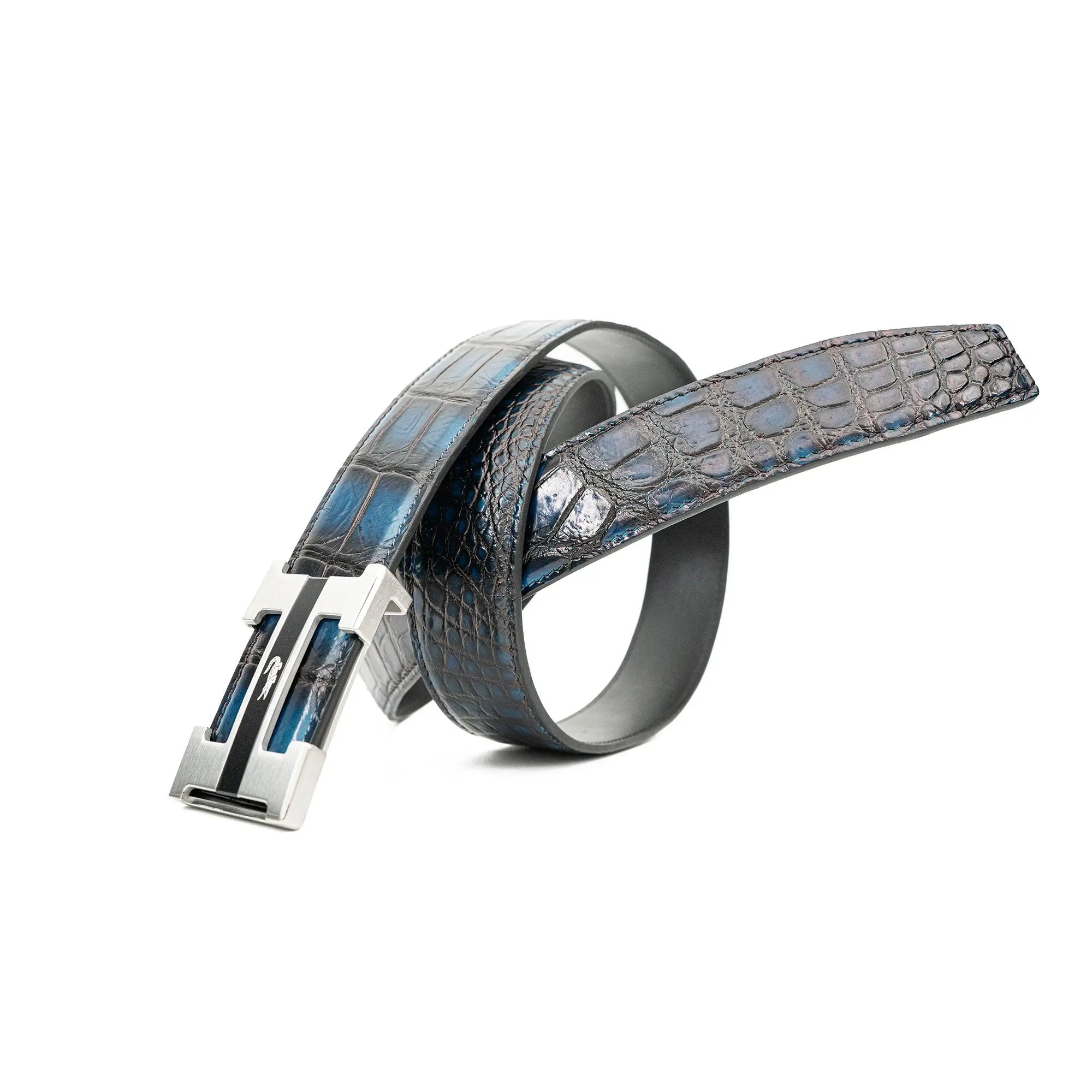 Handcrafted Alligator Leather Belts DVG122 Divinch