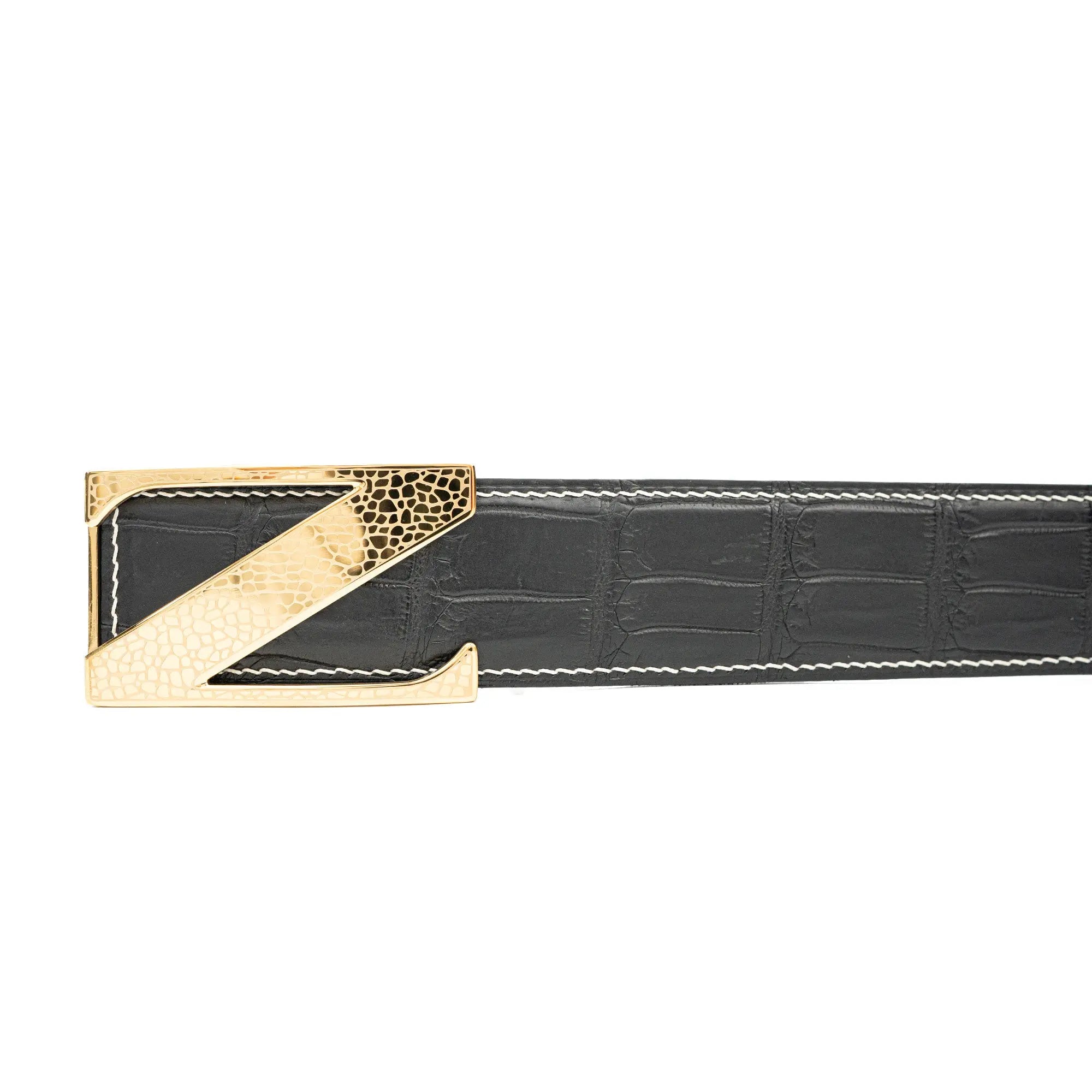 Handcrafted Alligator Leather Belts DVG128 Divinch