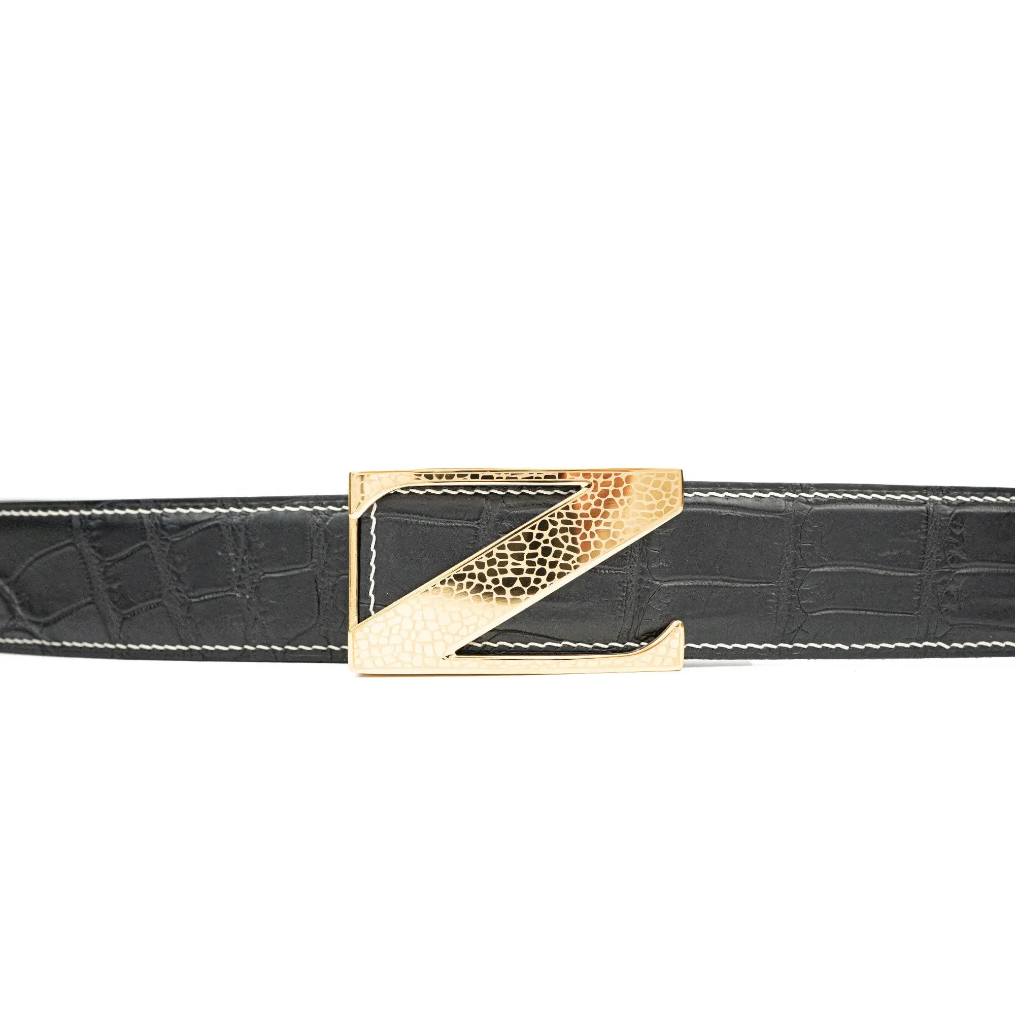 Handcrafted Alligator Leather Belts DVG128 Divinch