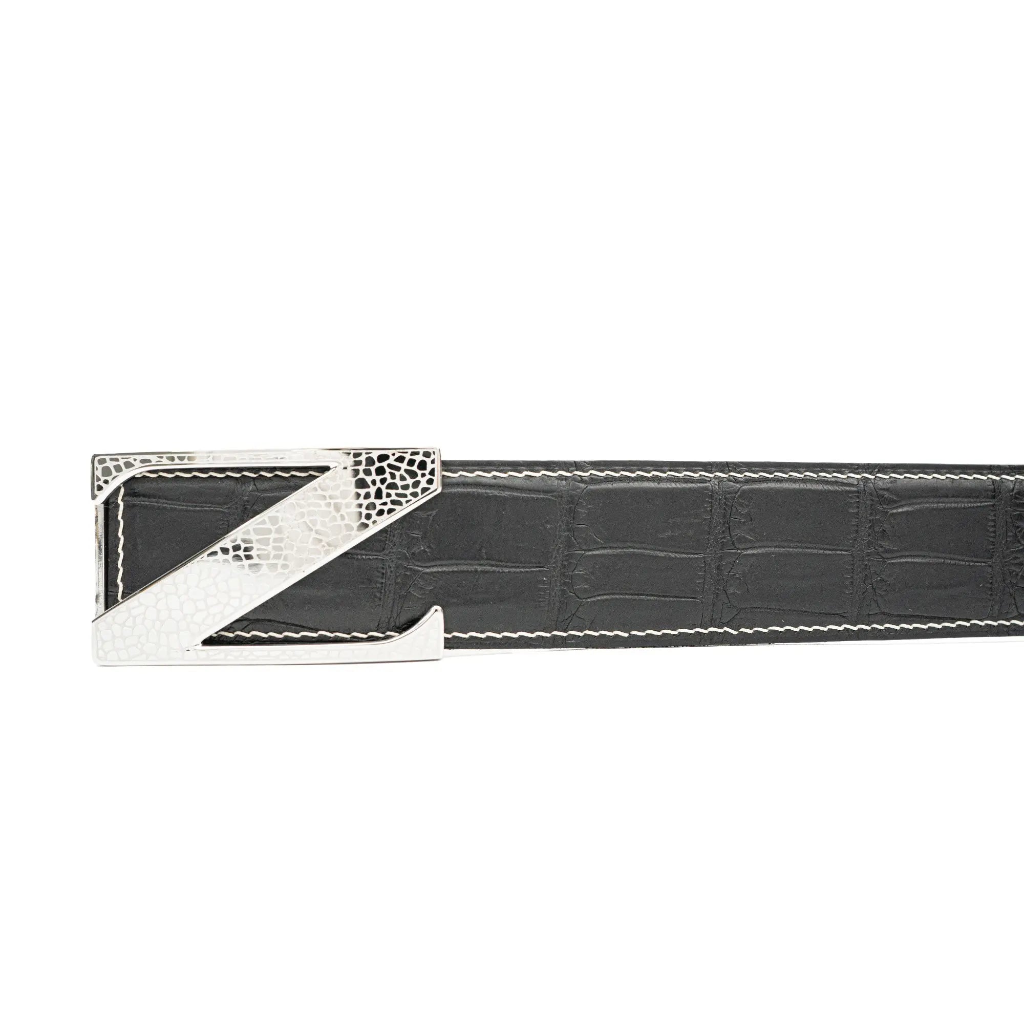 Handcrafted Alligator Leather Belts DVG128 Divinch