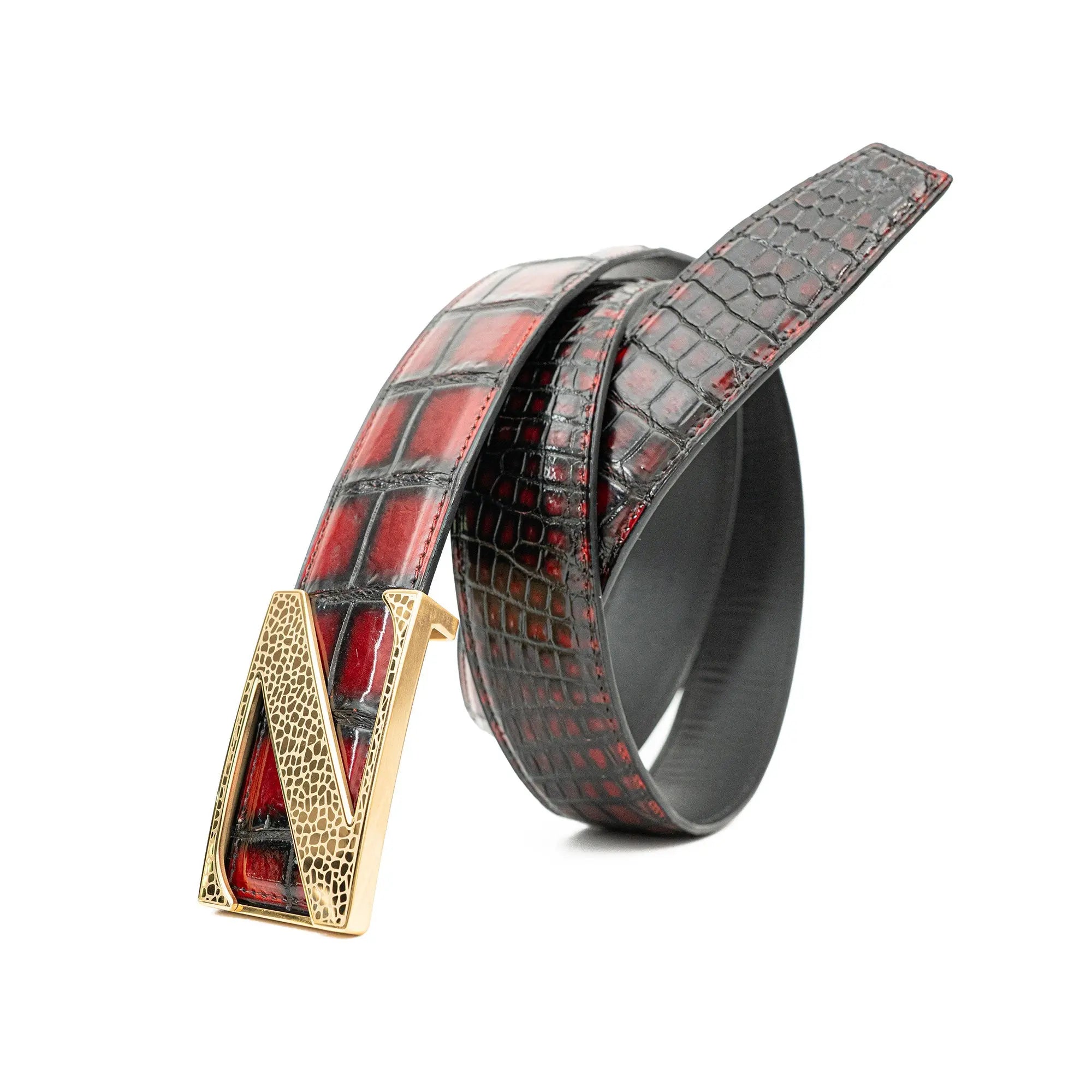 Handcrafted Alligator Leather Belts DVG134 Divinch