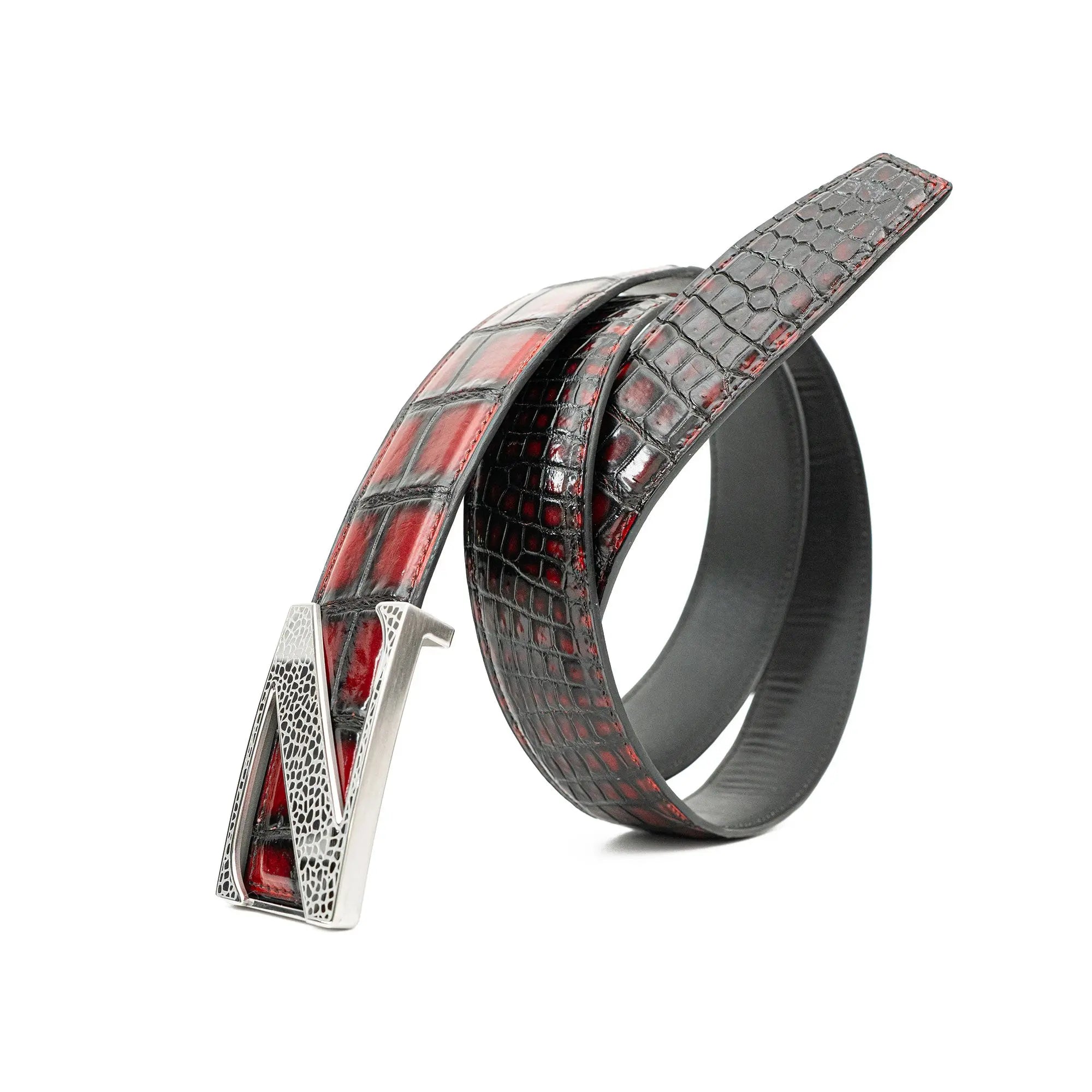 Handcrafted Alligator Leather Belts DVG134 Divinch