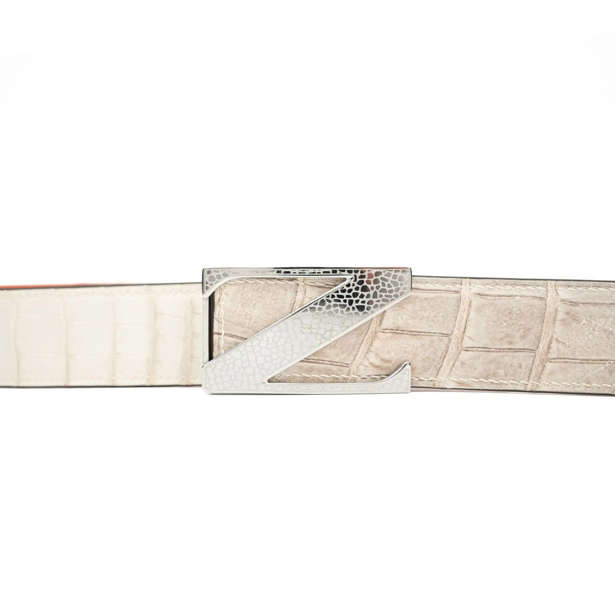Handcrafted Alligator Leather Belts DVG140 Divinch