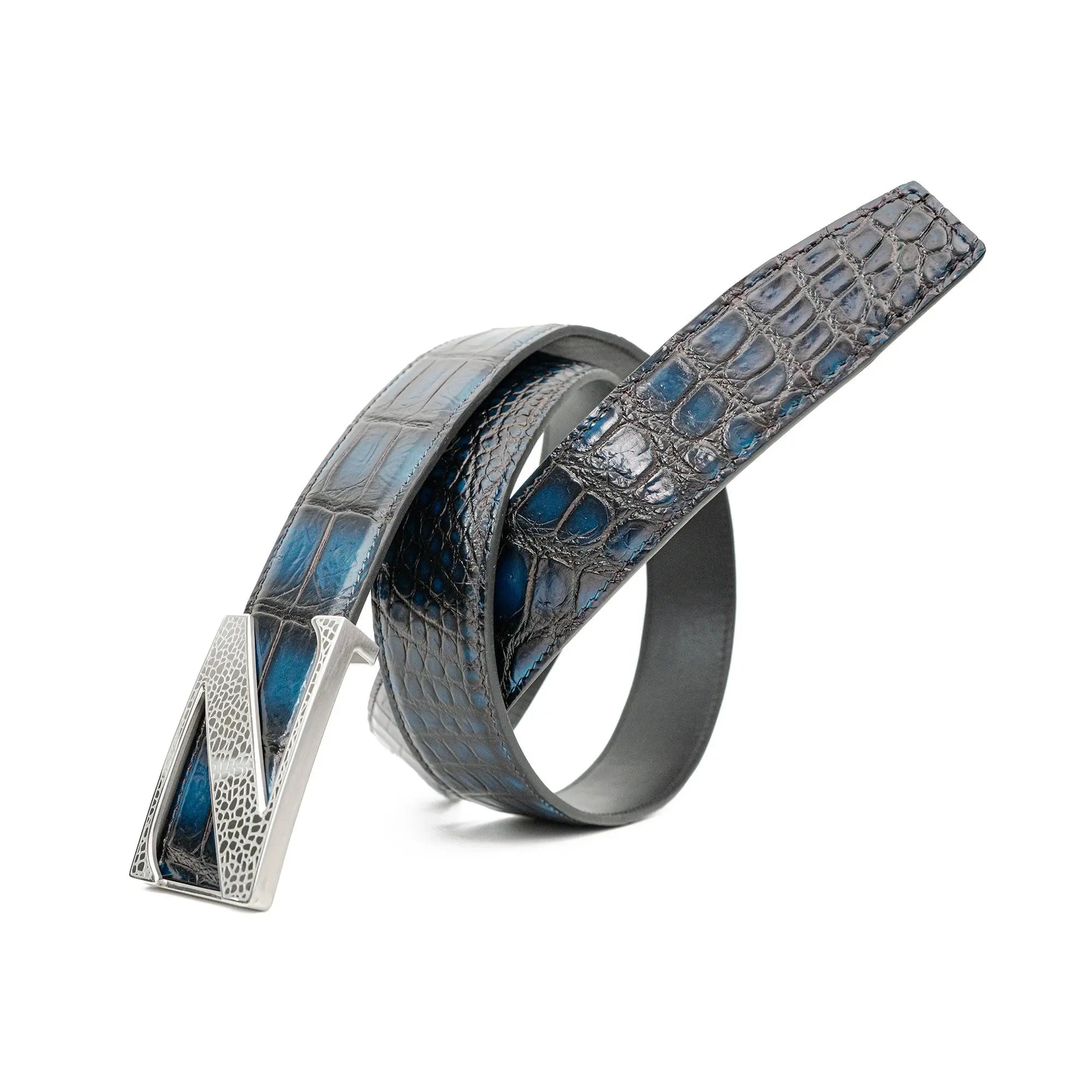 Handcrafted Alligator Leather Belts DVG153 Divinch