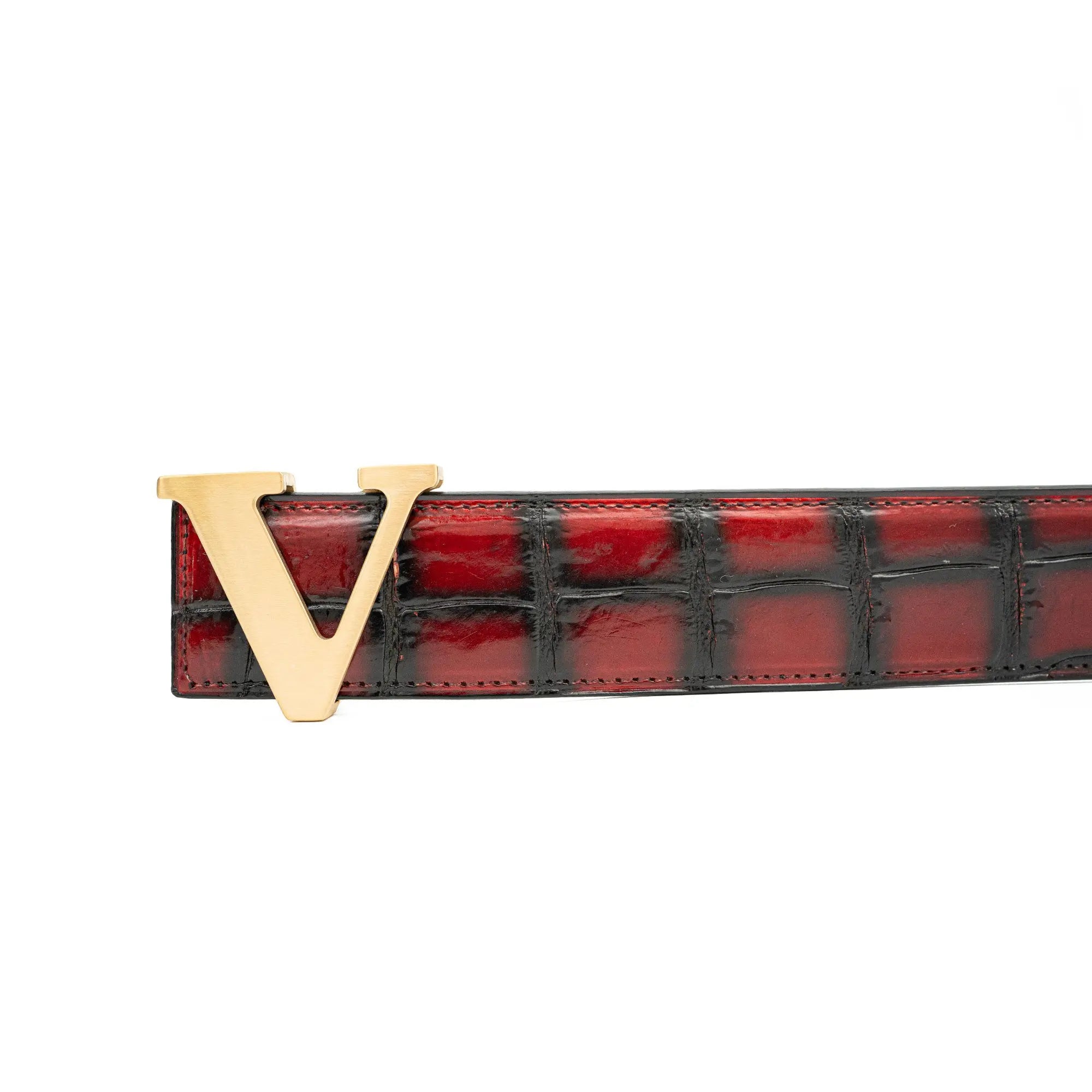 Handcrafted Alligator Leather Belts DVG163 Divinch