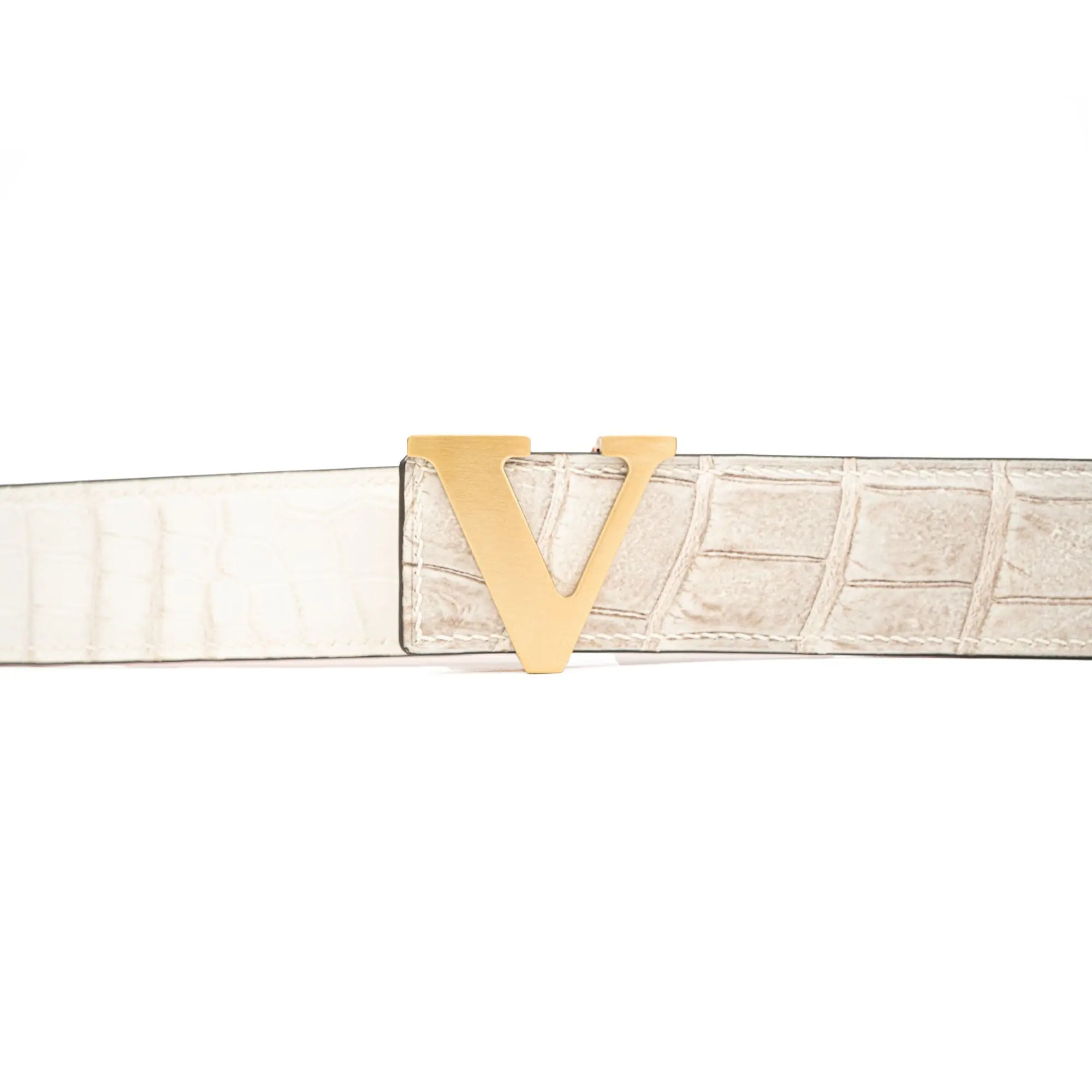 Handcrafted Alligator Leather Belts DVG169 Divinch