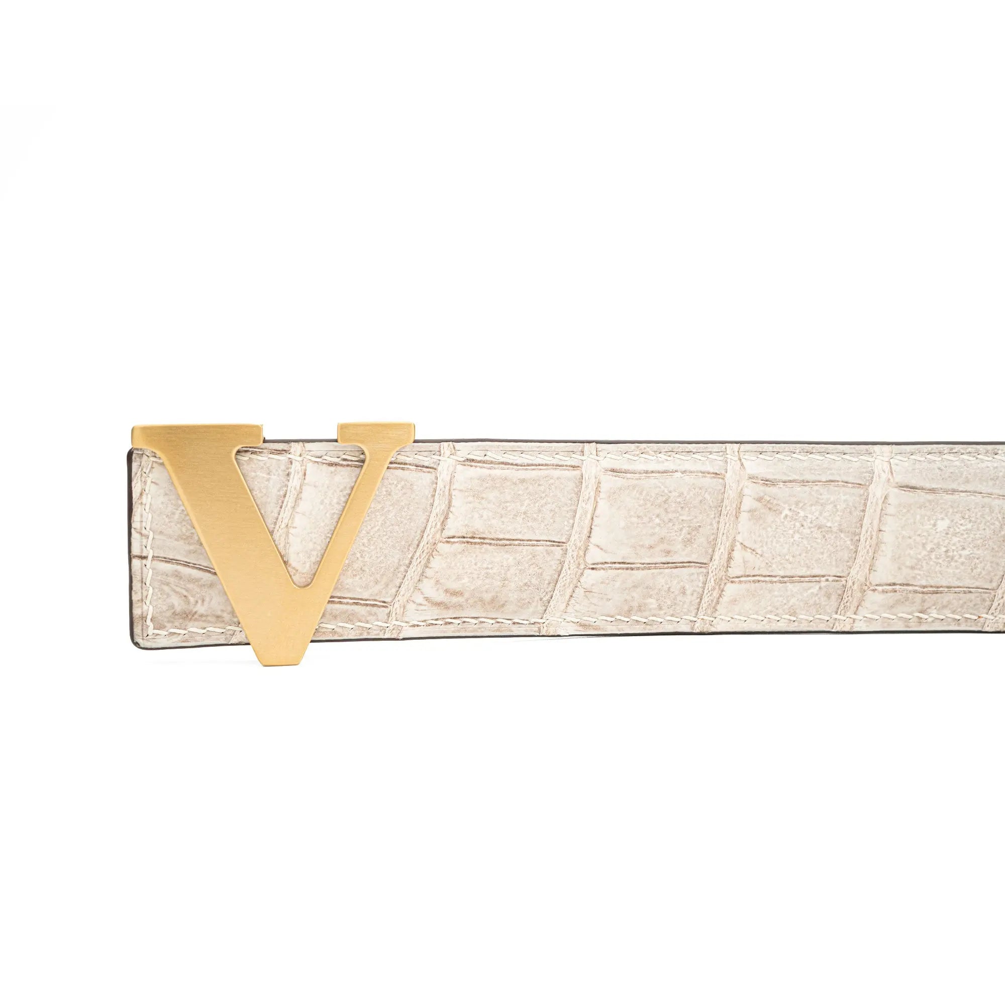 Handcrafted Alligator Leather Belts DVG169 Divinch