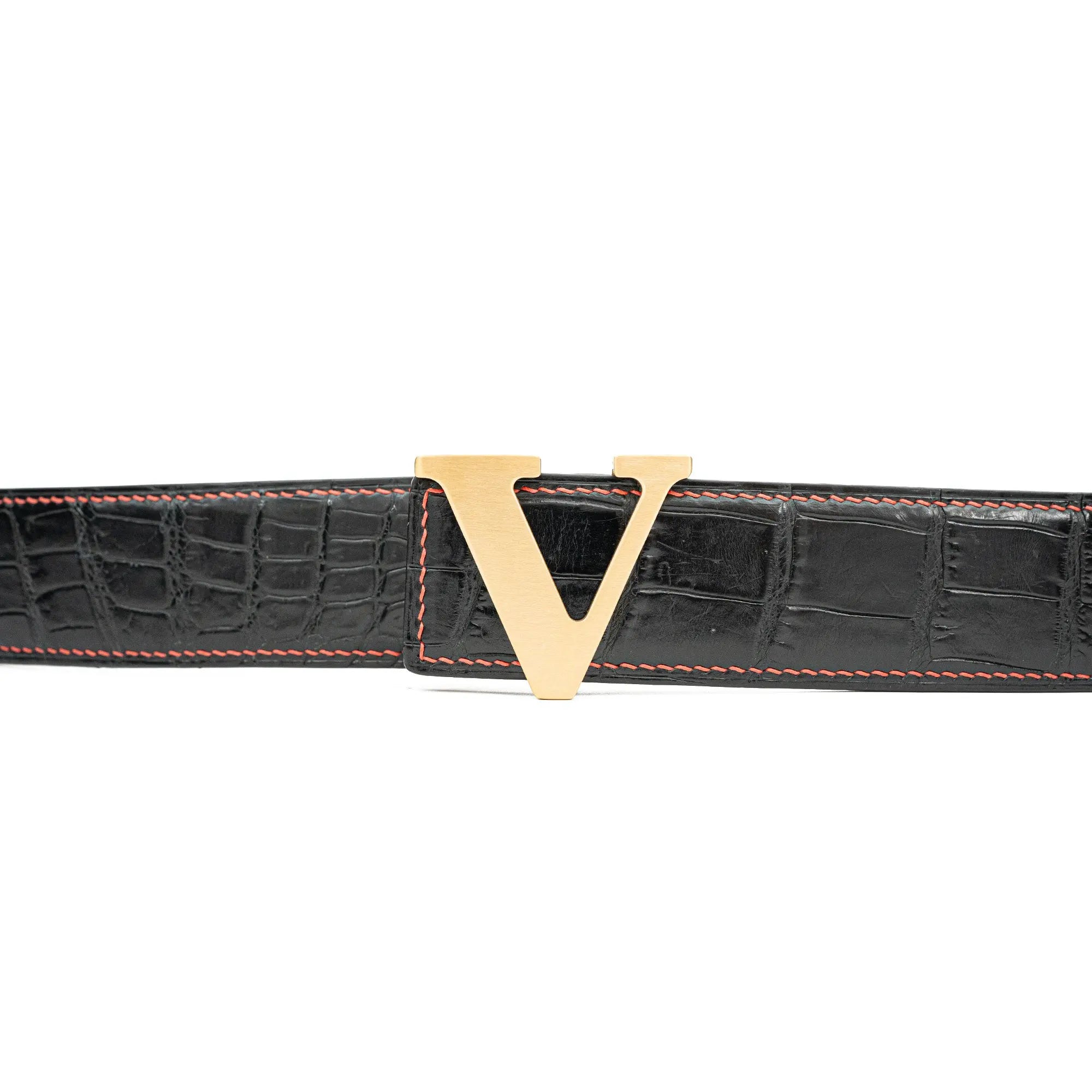 Handcrafted Alligator Leather Belts DVG172 Divinch