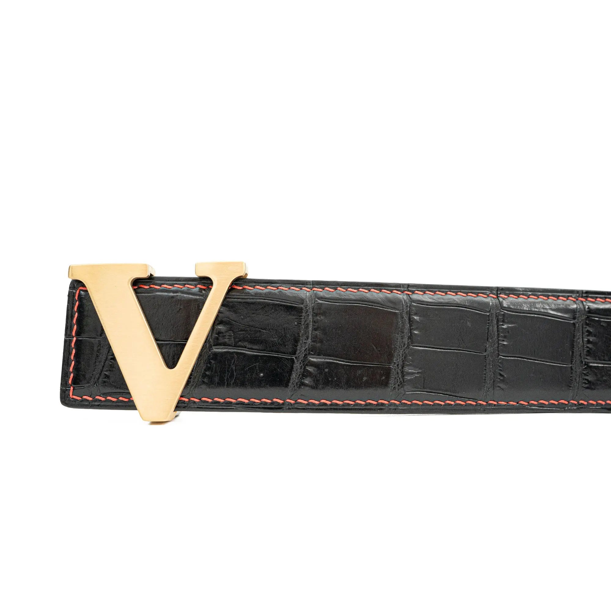 Handcrafted Alligator Leather Belts DVG172 Divinch