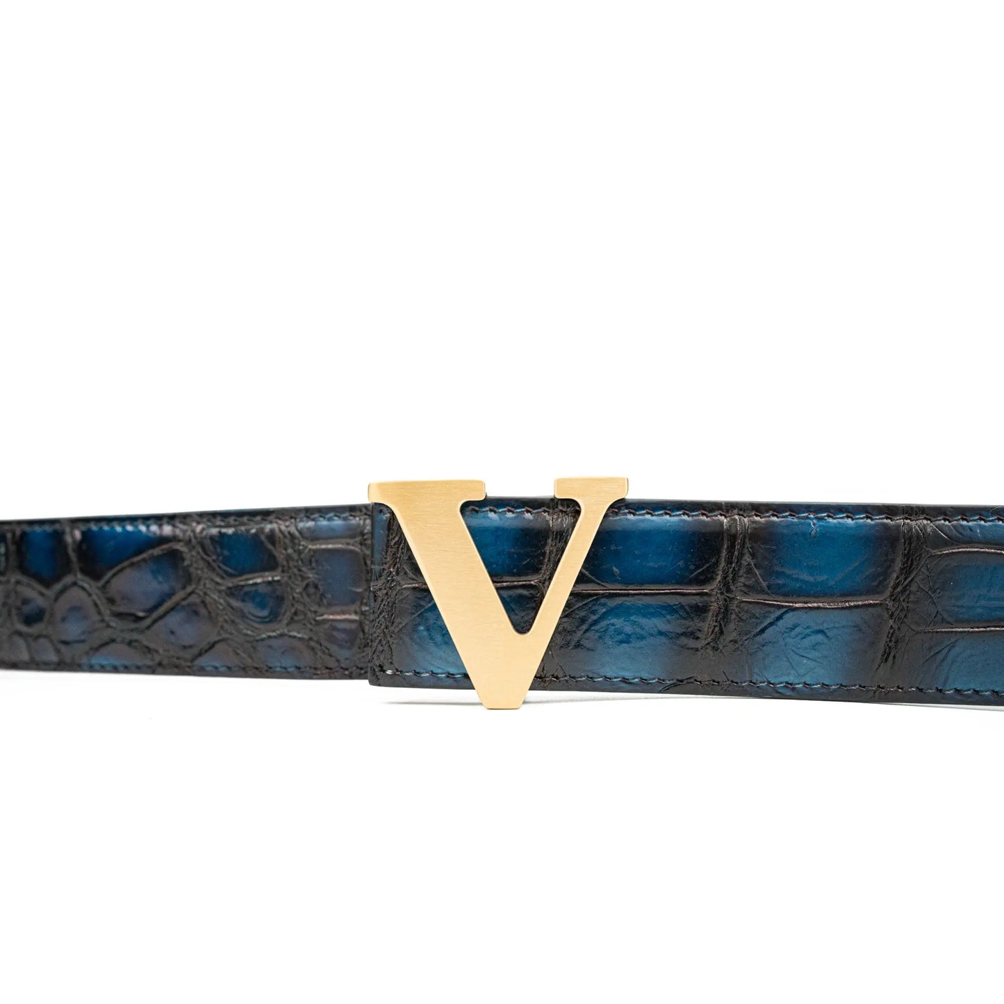 Handcrafted Alligator Leather Belts DVG177 Divinch