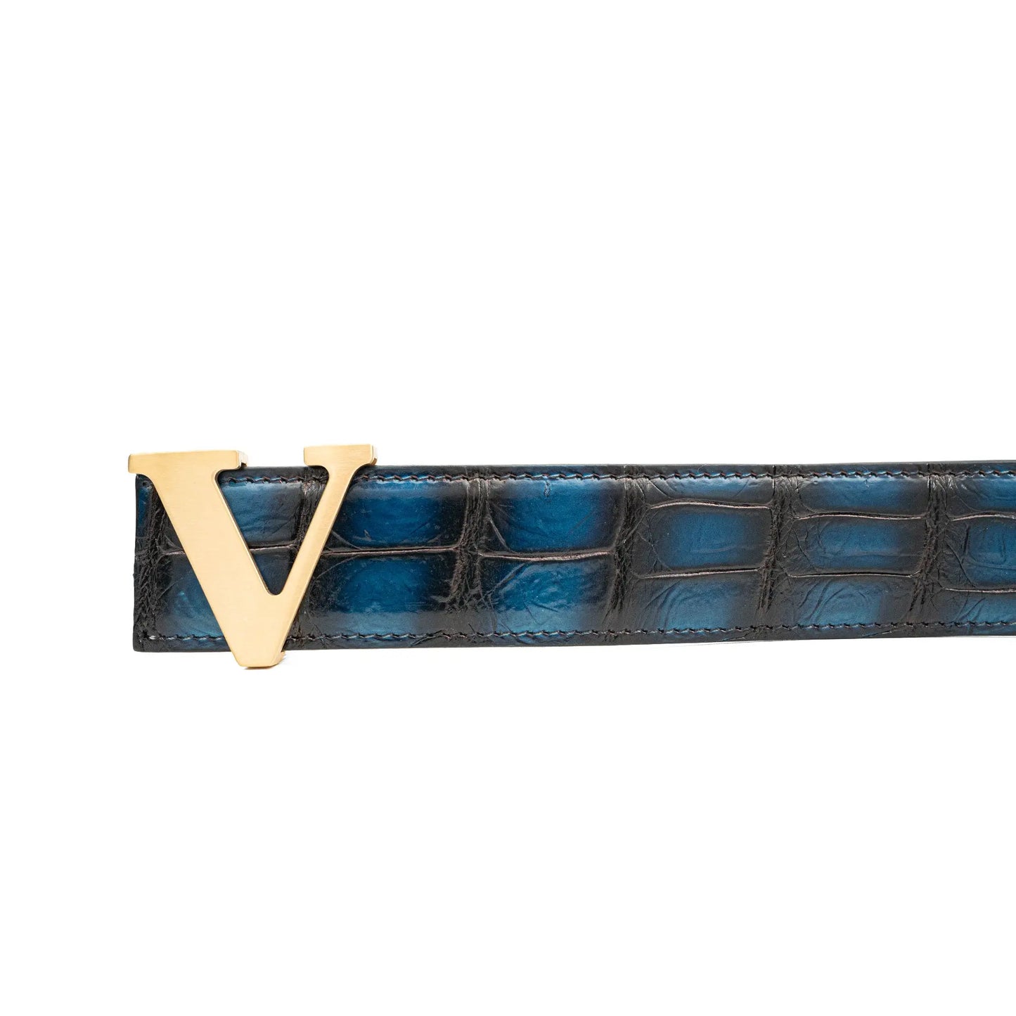 Handcrafted Alligator Leather Belts DVG177 Divinch