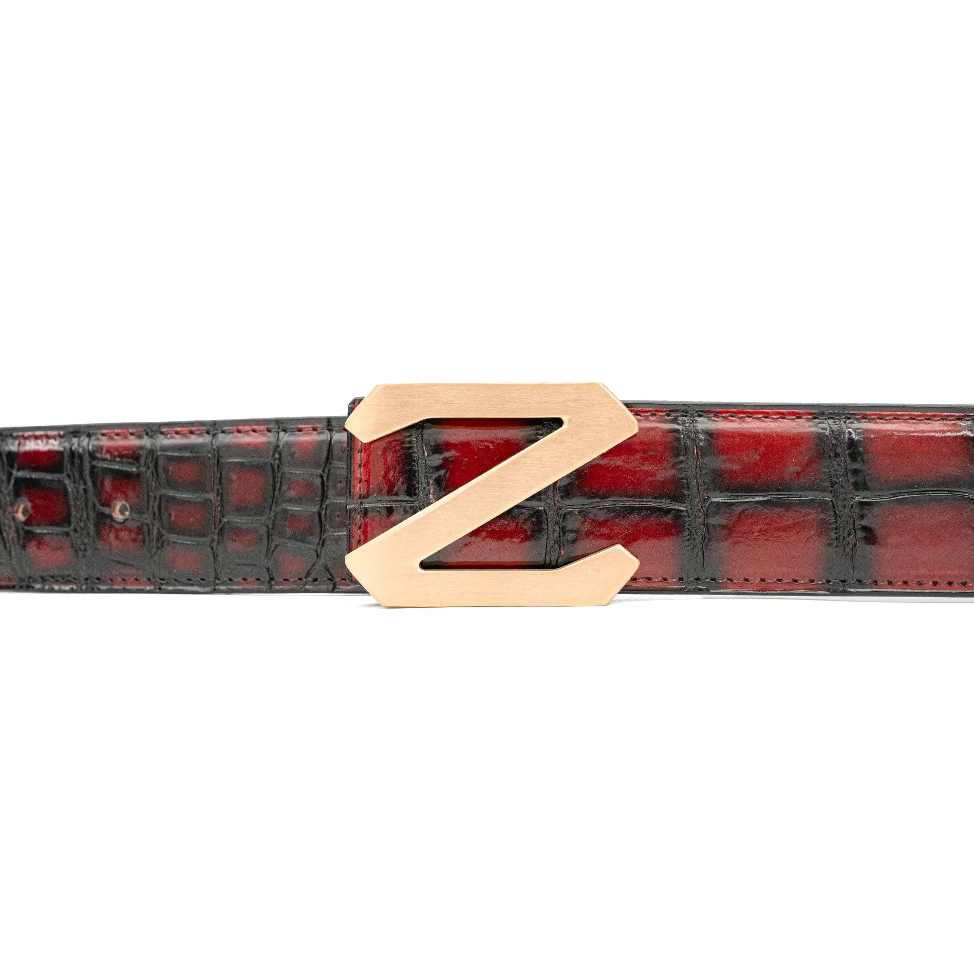 Handcrafted Alligator Leather Belts DVG186 Divinch