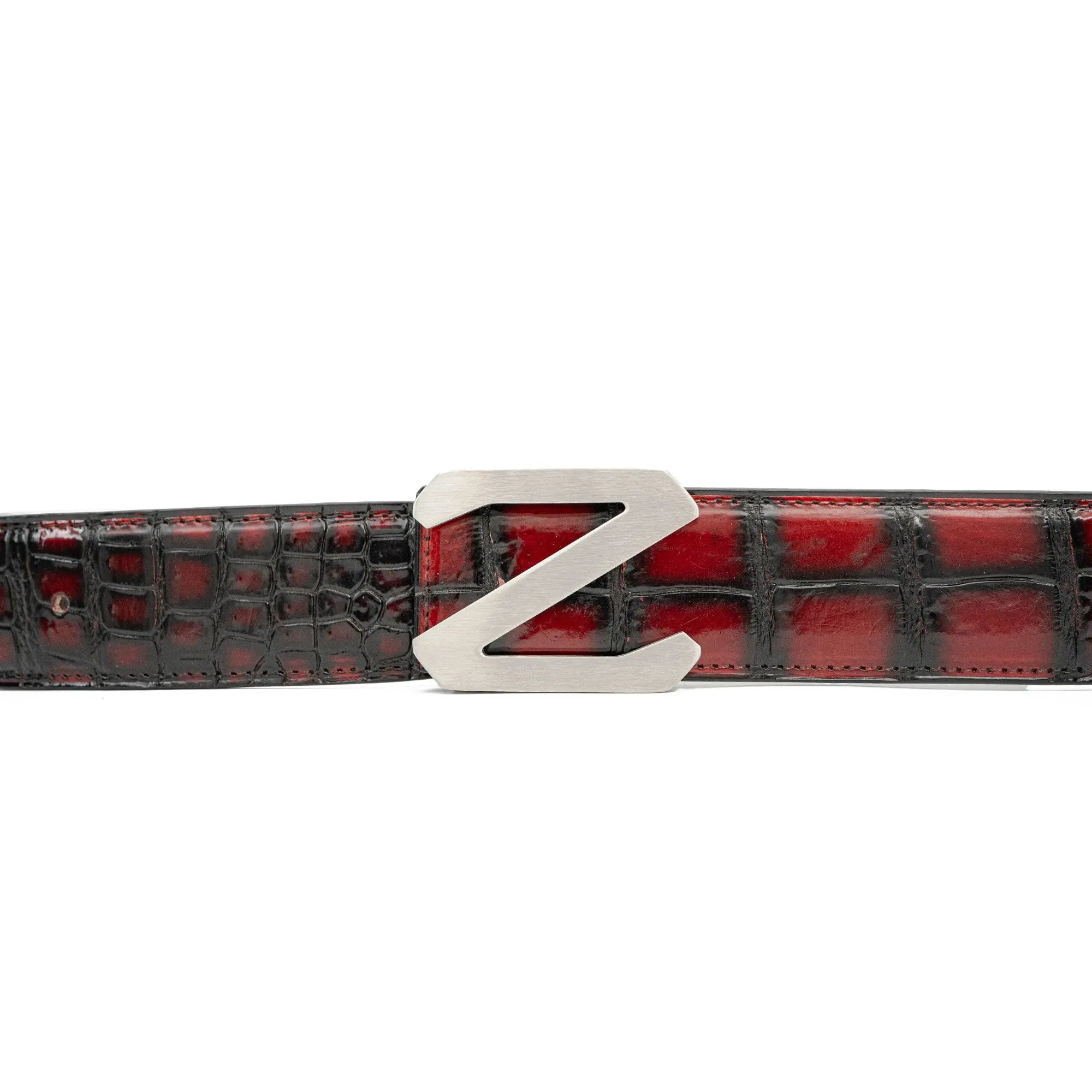 Handcrafted Alligator Leather Belts DVG186 Divinch
