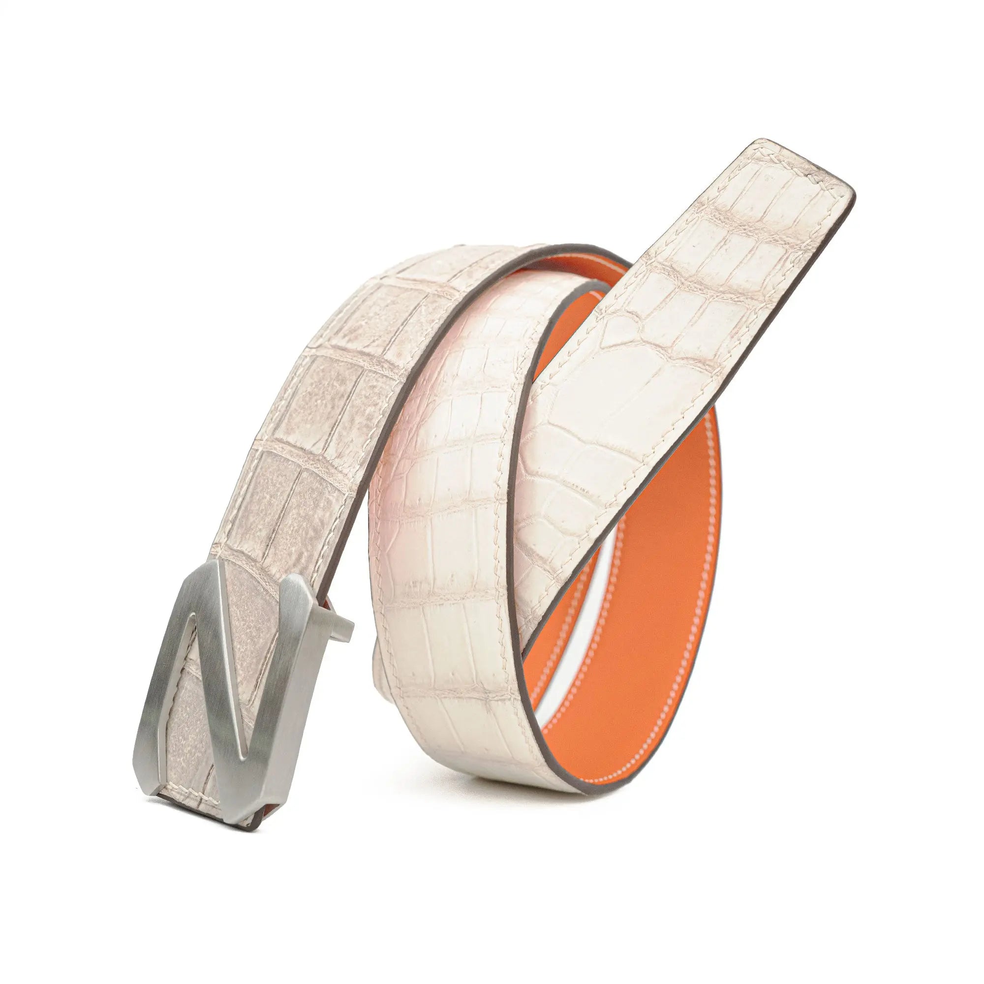 Handcrafted Alligator Leather Belts DVG192 Divinch
