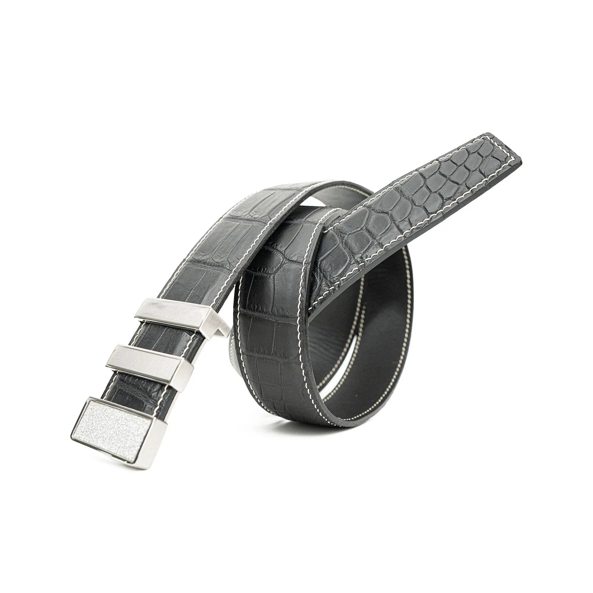 Handcrafted Alligator Leather Belts DVG22 Divinch