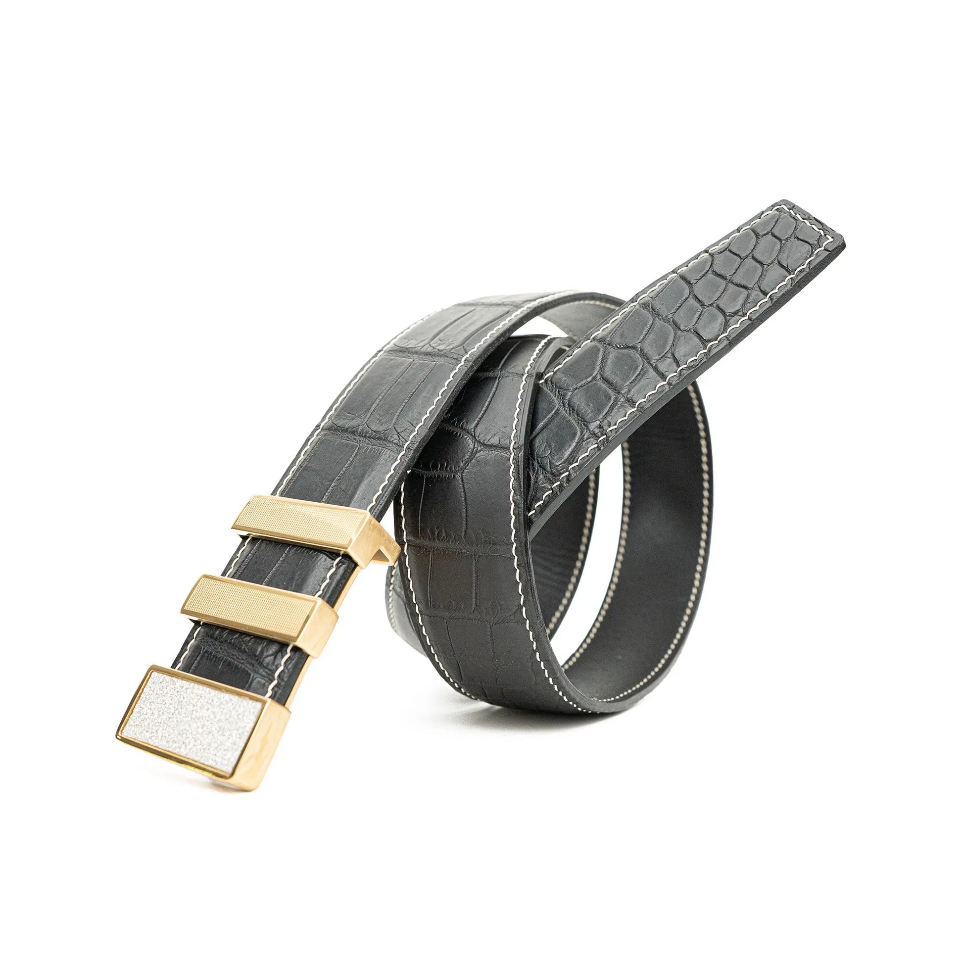 Handcrafted Alligator Leather Belts DVG22 Divinch