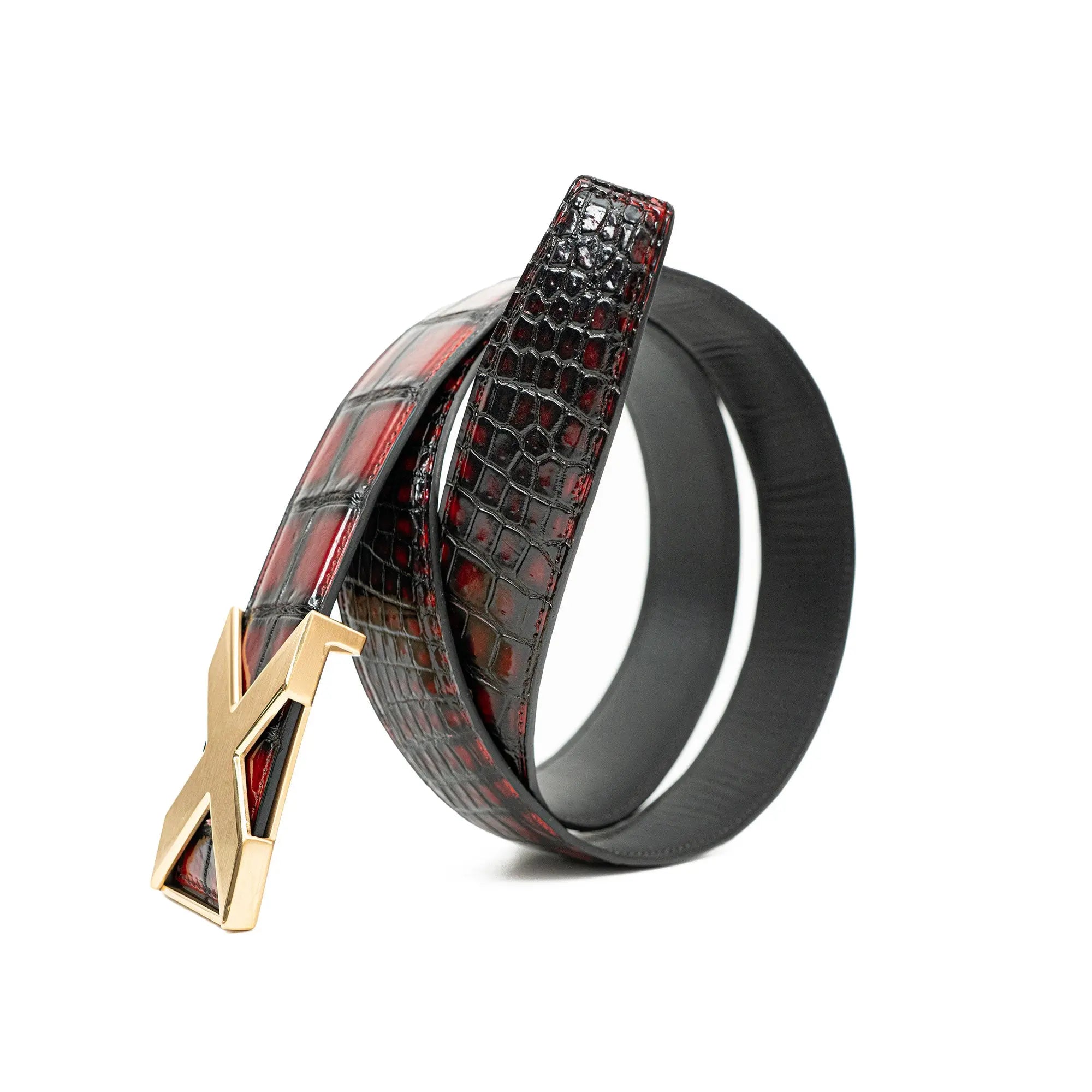 Handcrafted Alligator Leather Belts DVG220 Divinch