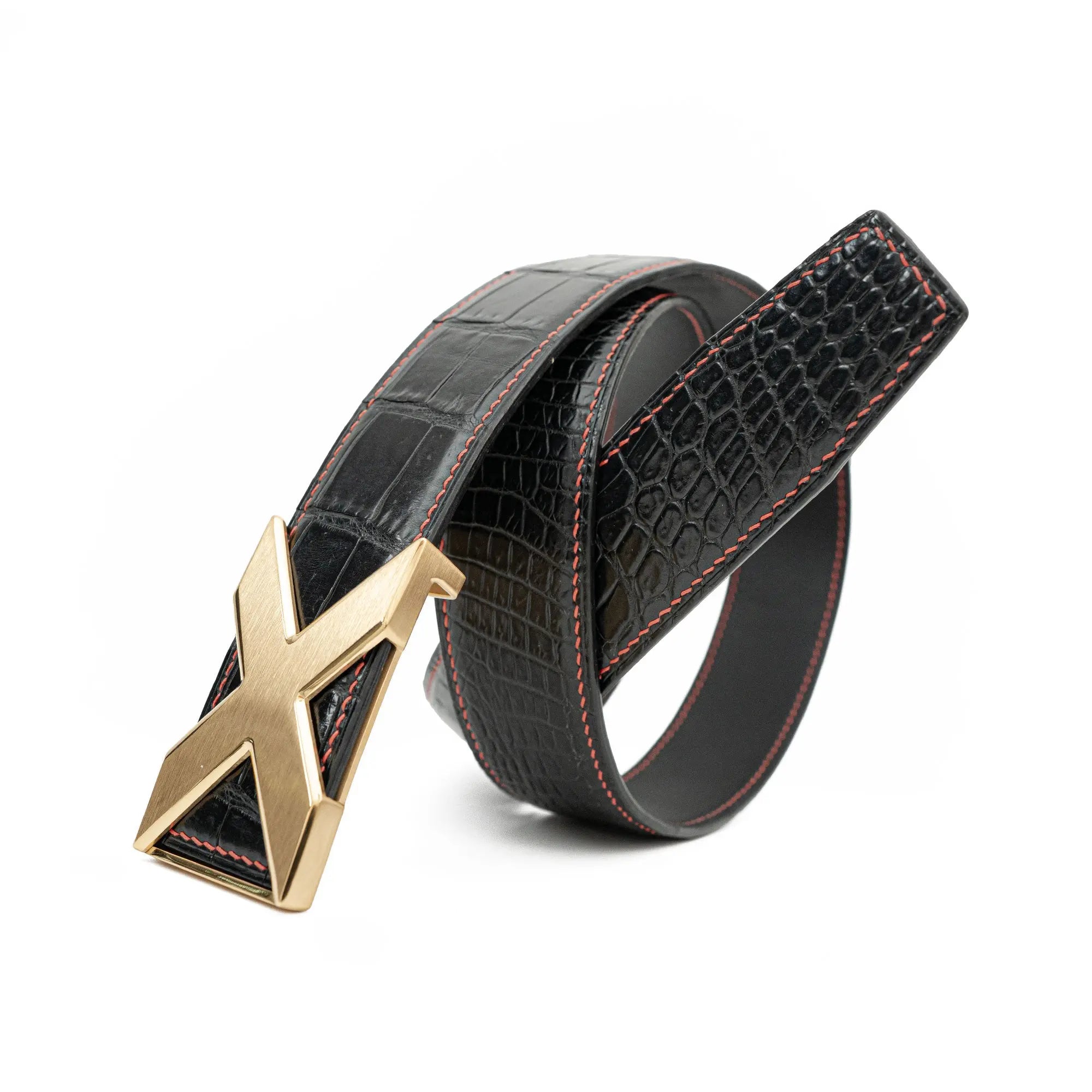 Handcrafted Alligator Leather Belts DVG231 Divinch