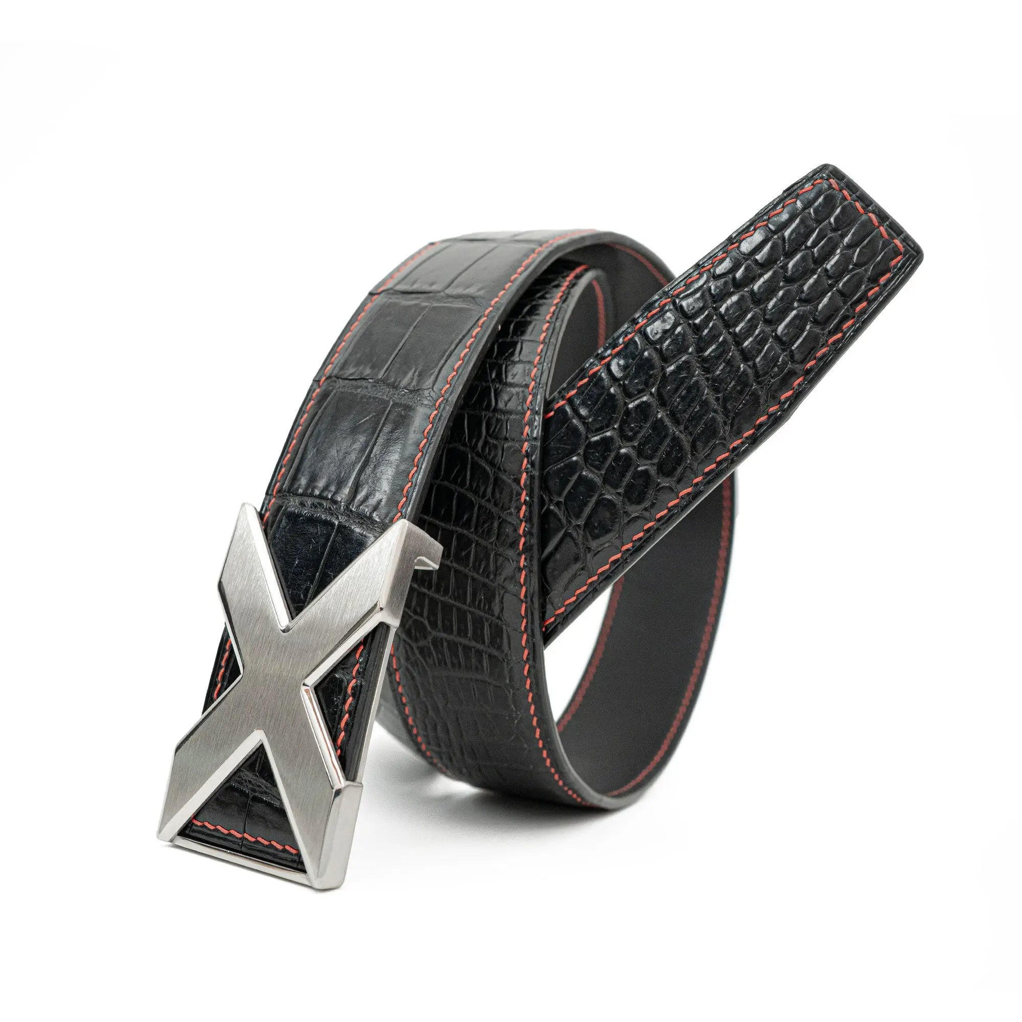 Handcrafted Alligator Leather Belts DVG231 Divinch