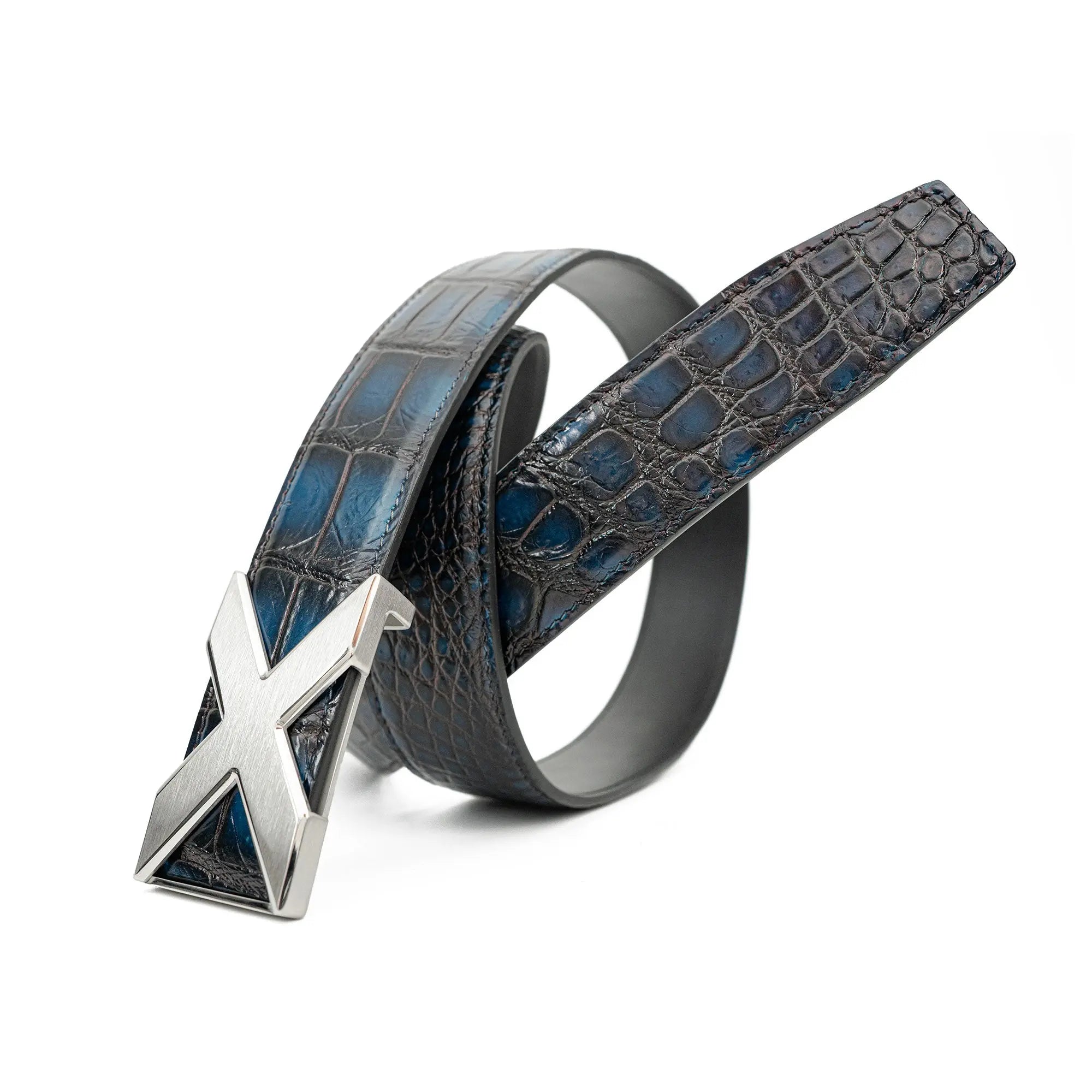 Handcrafted Alligator Leather Belts DVG238 Divinch