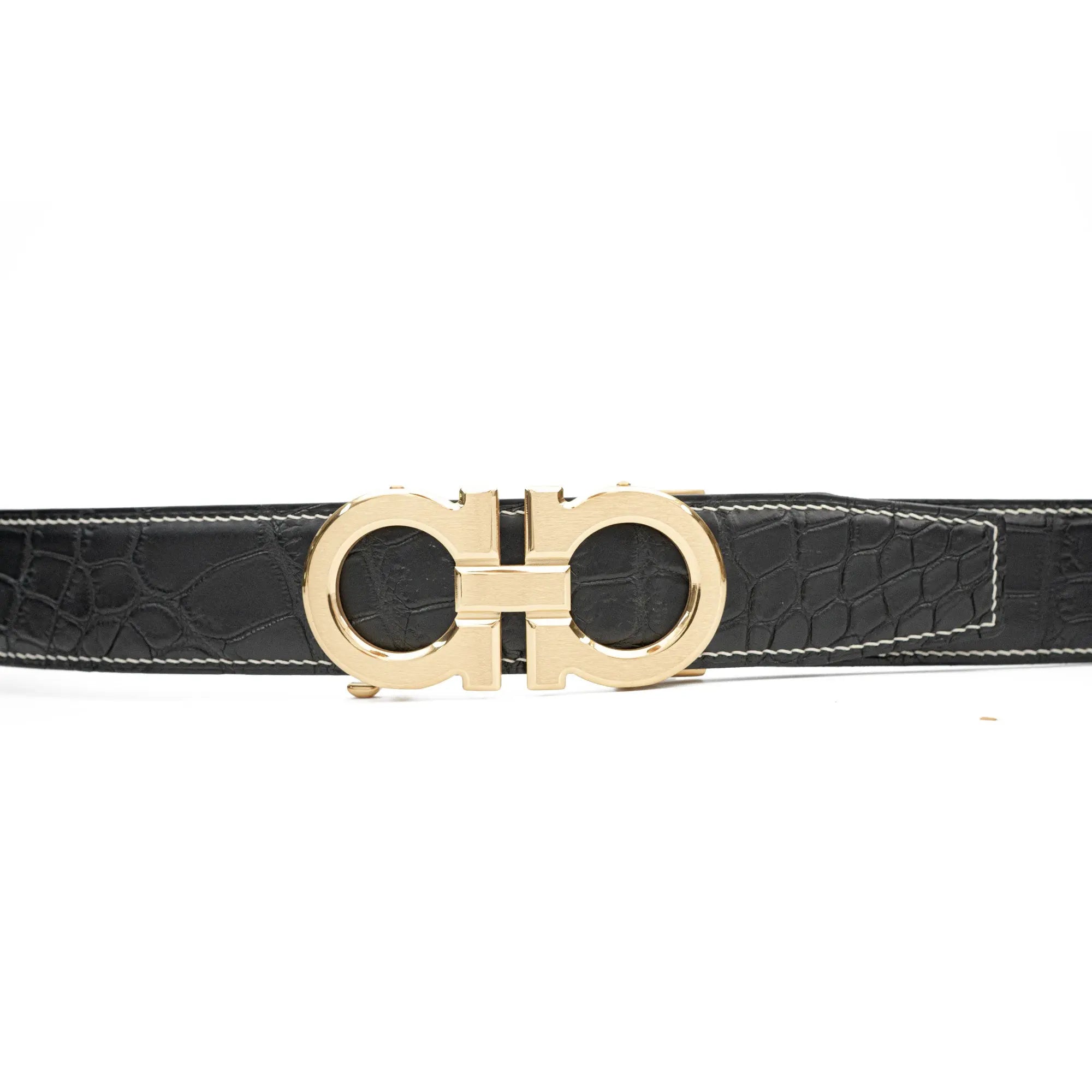 Handcrafted Alligator Leather Belts DVG245 Divinch