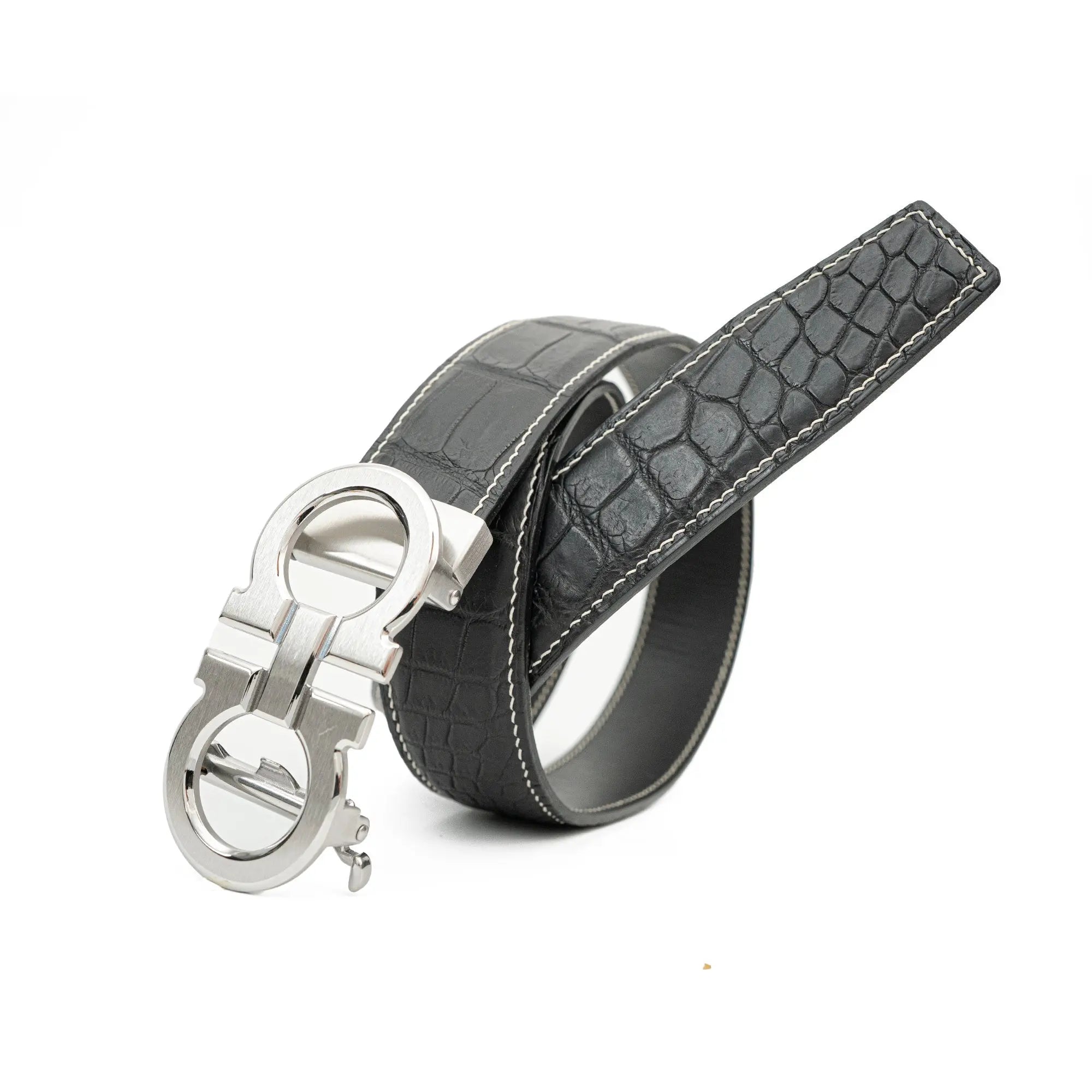Handcrafted Alligator Leather Belts DVG245 Divinch