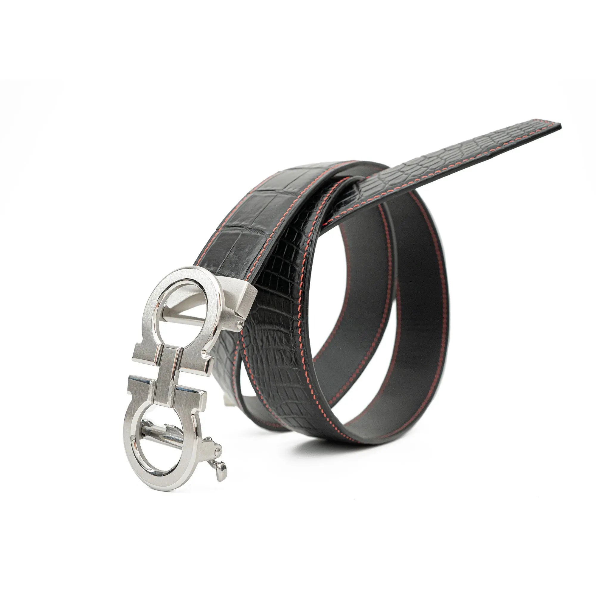 Handcrafted Alligator Leather Belts DVG259 Divinch
