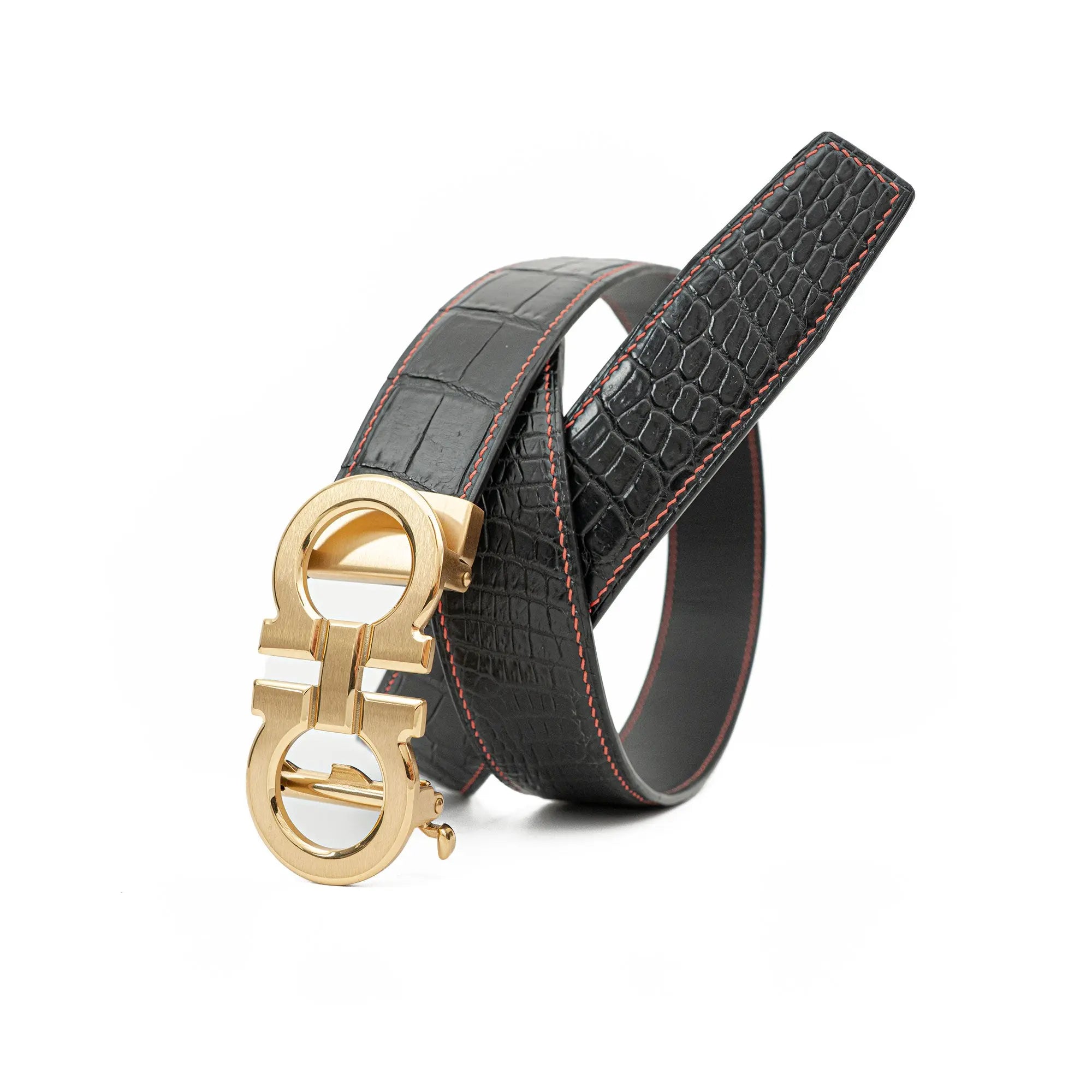 Handcrafted Alligator Leather Belts DVG259 Divinch
