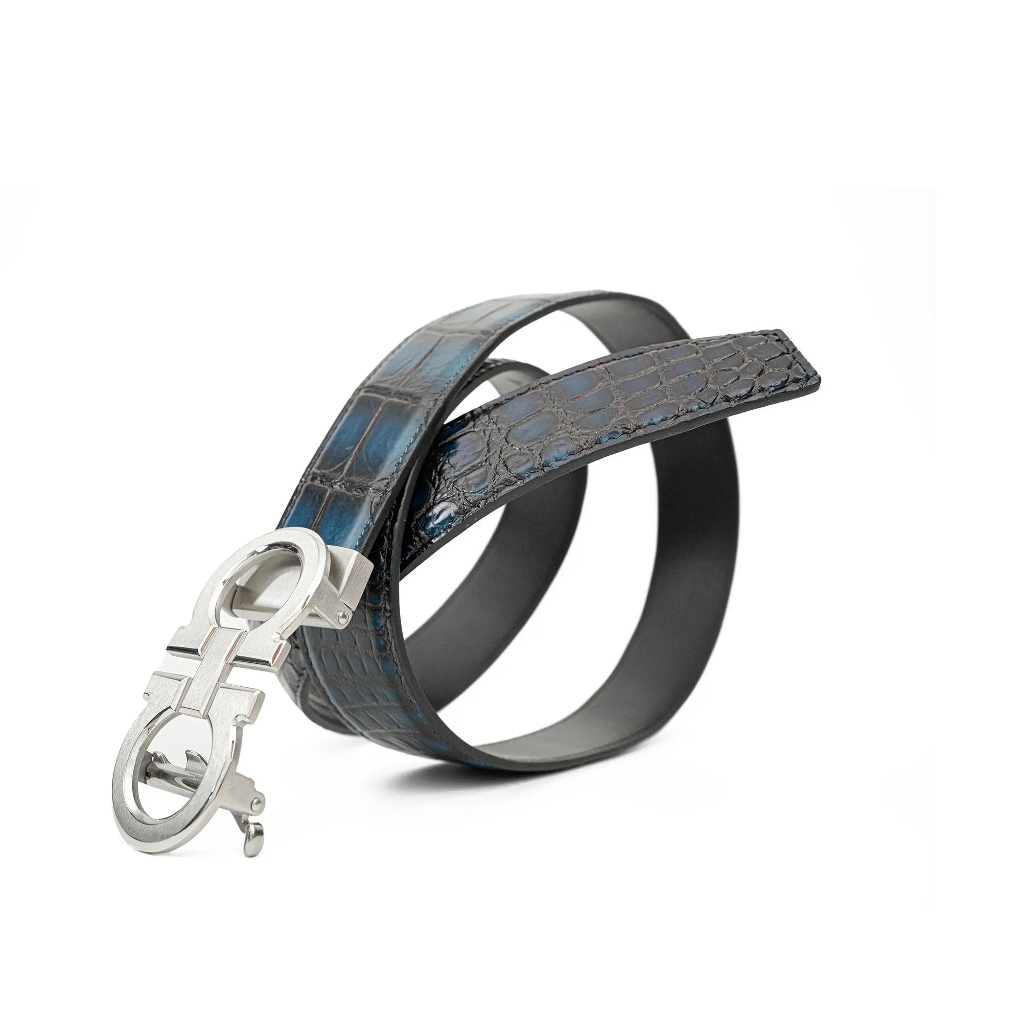 Handcrafted Alligator Leather Belts DVG266 Divinch