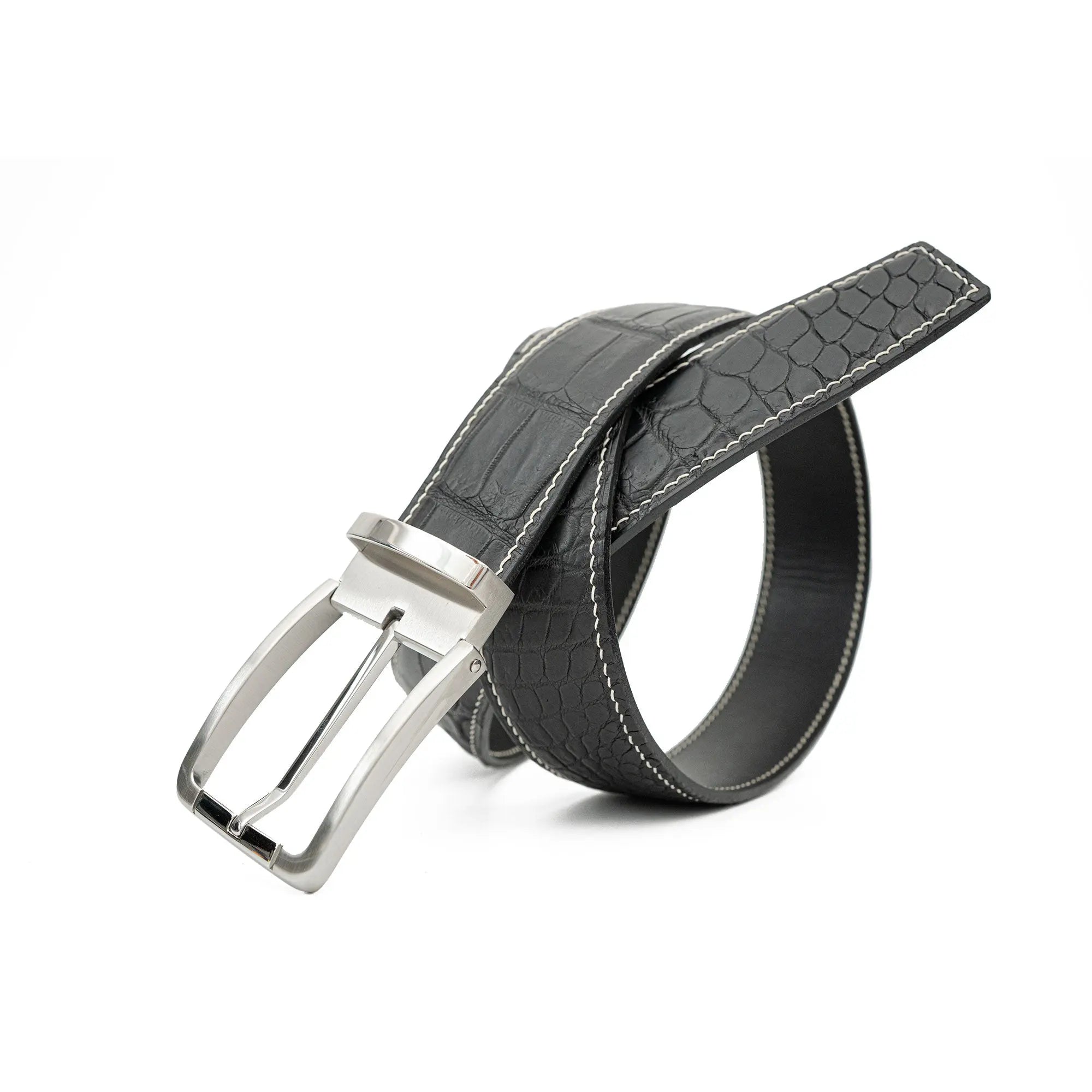 Handcrafted Alligator Leather Belts DVG273 Divinch