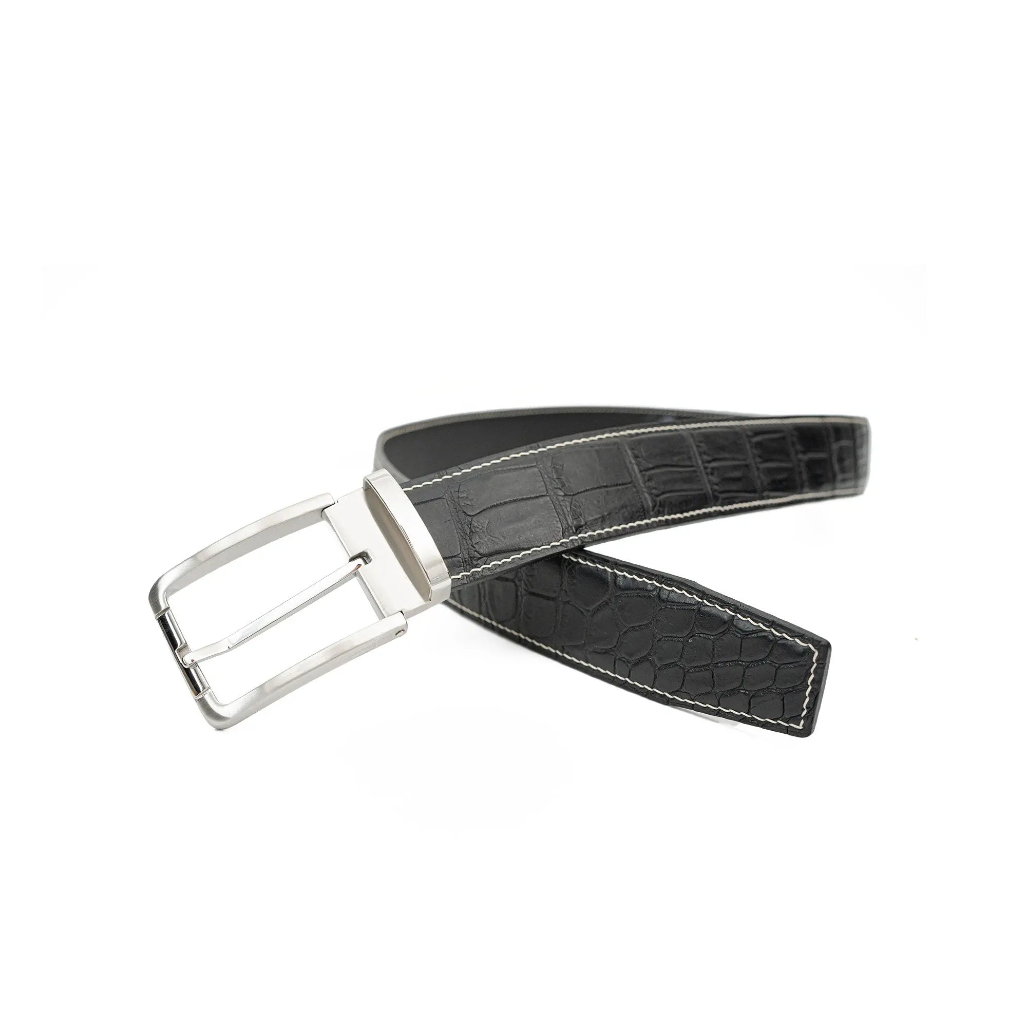 Handcrafted Alligator Leather Belts DVG273 Divinch