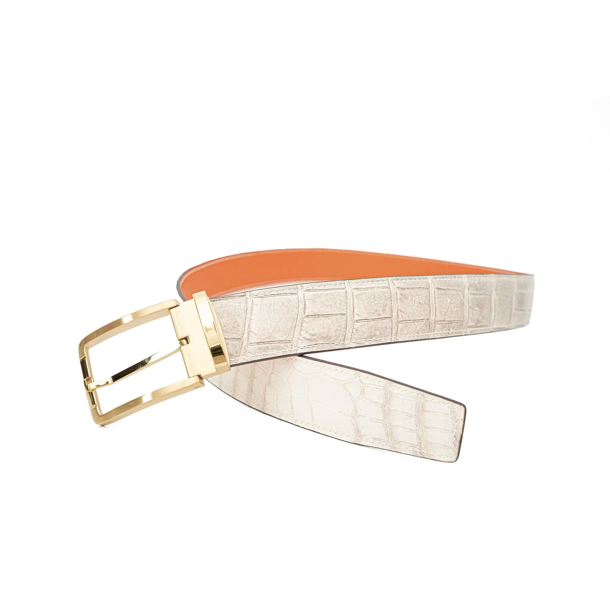 Handcrafted Alligator Leather Belts DVG285 Divinch