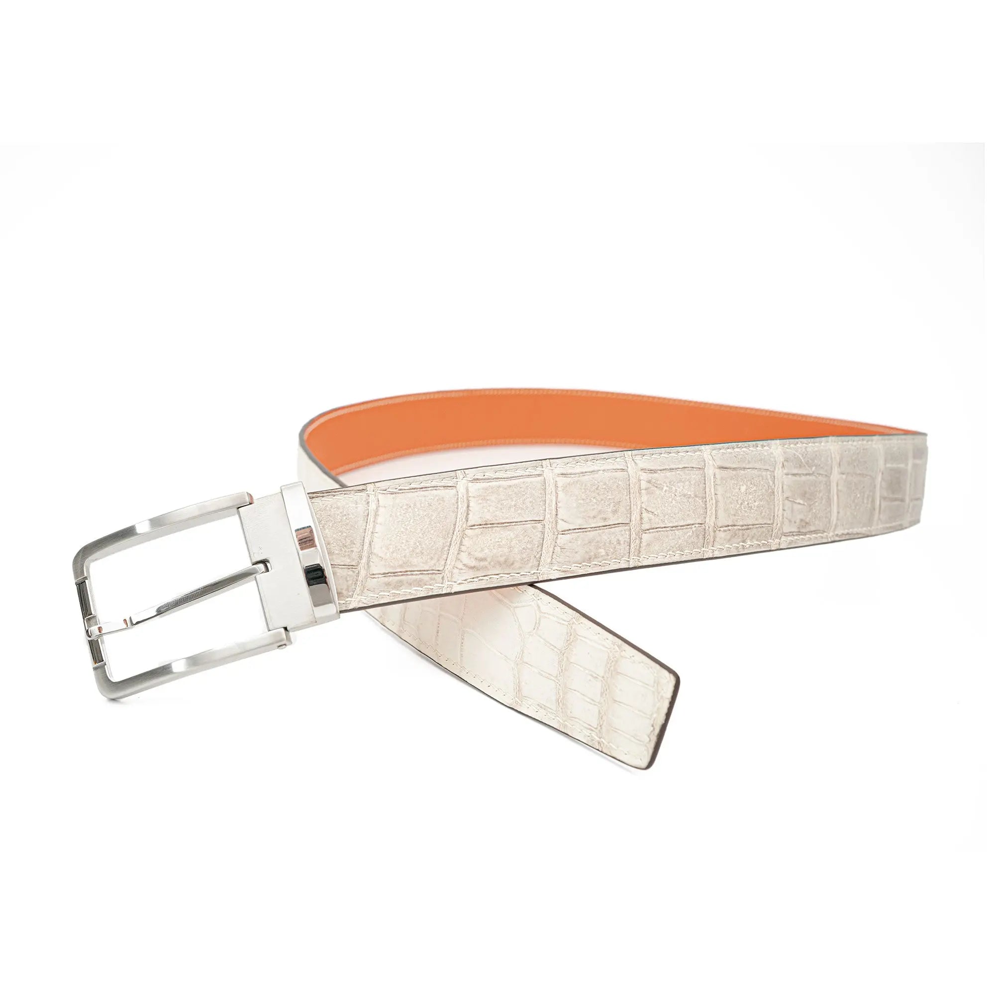 Handcrafted Alligator Leather Belts DVG285 Divinch