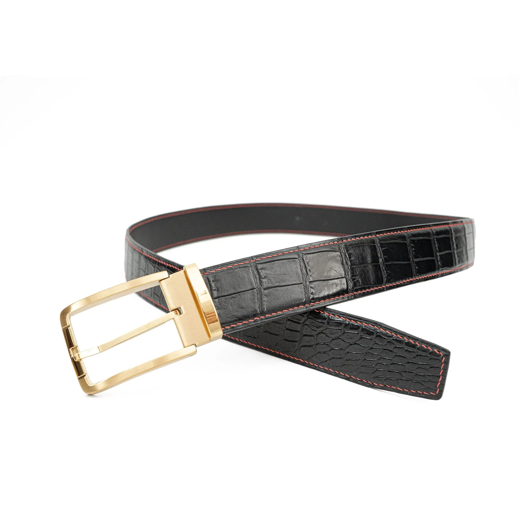 Handcrafted Alligator Leather Belts DVG291 Divinch