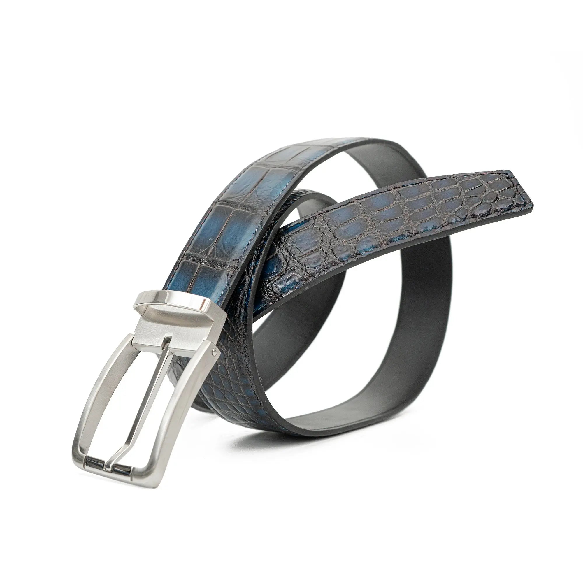 Handcrafted Alligator Leather Belts DVG298 Divinch
