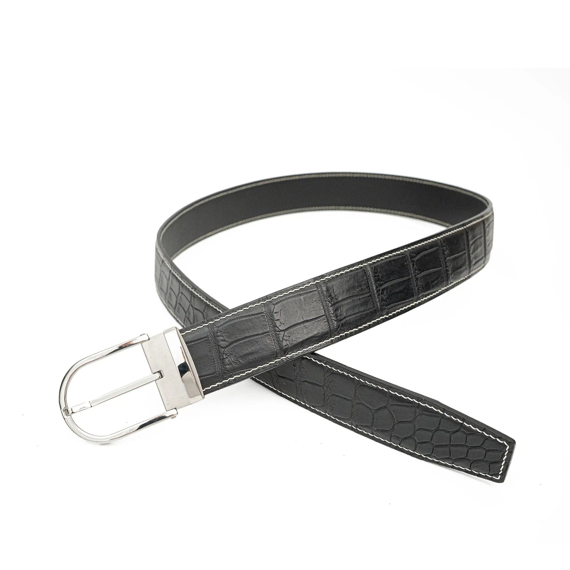 Handcrafted Alligator Leather Belts DVG304 Divinch