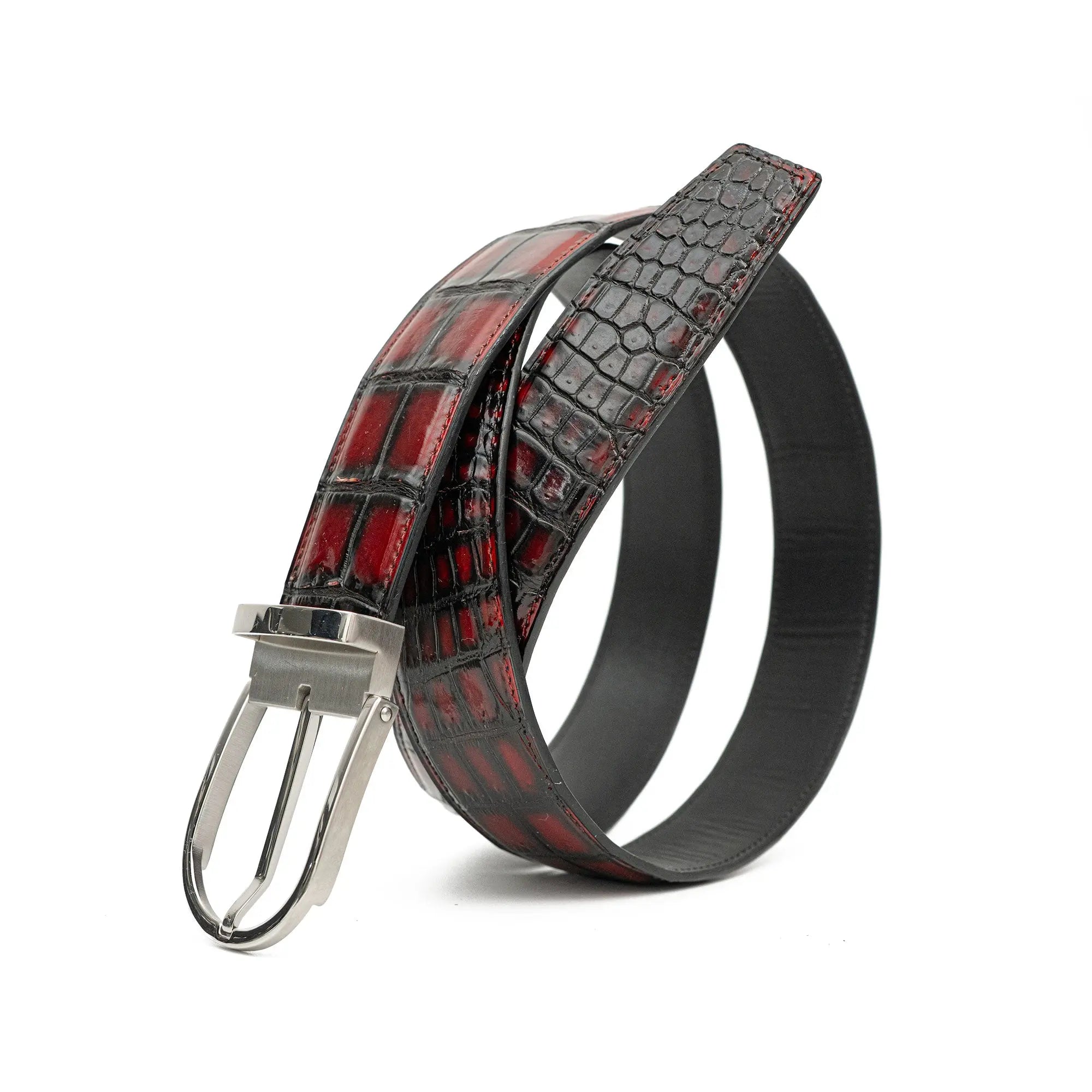 Handcrafted Alligator Leather Belts DVG311 Divinch