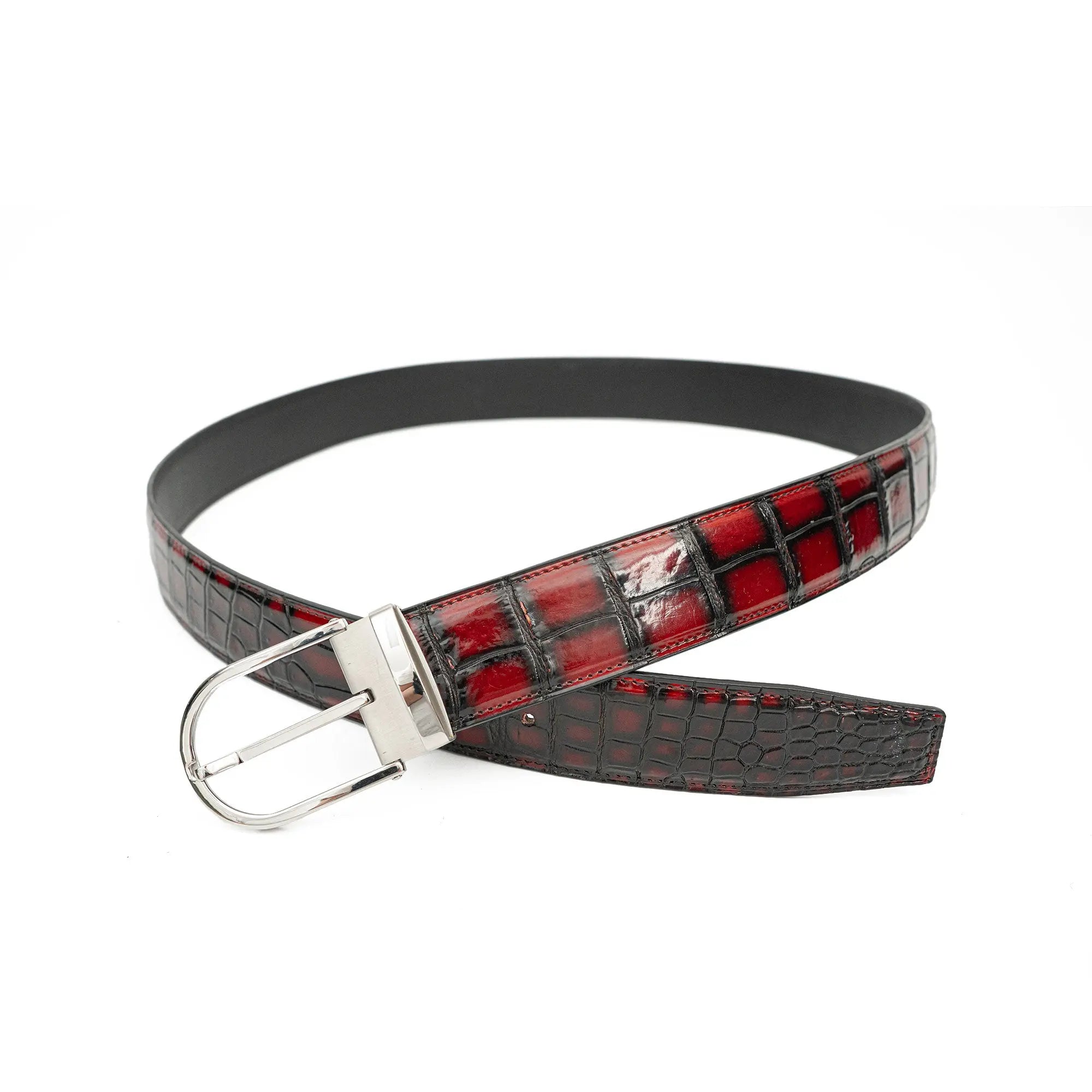Handcrafted Alligator Leather Belts DVG311 Divinch