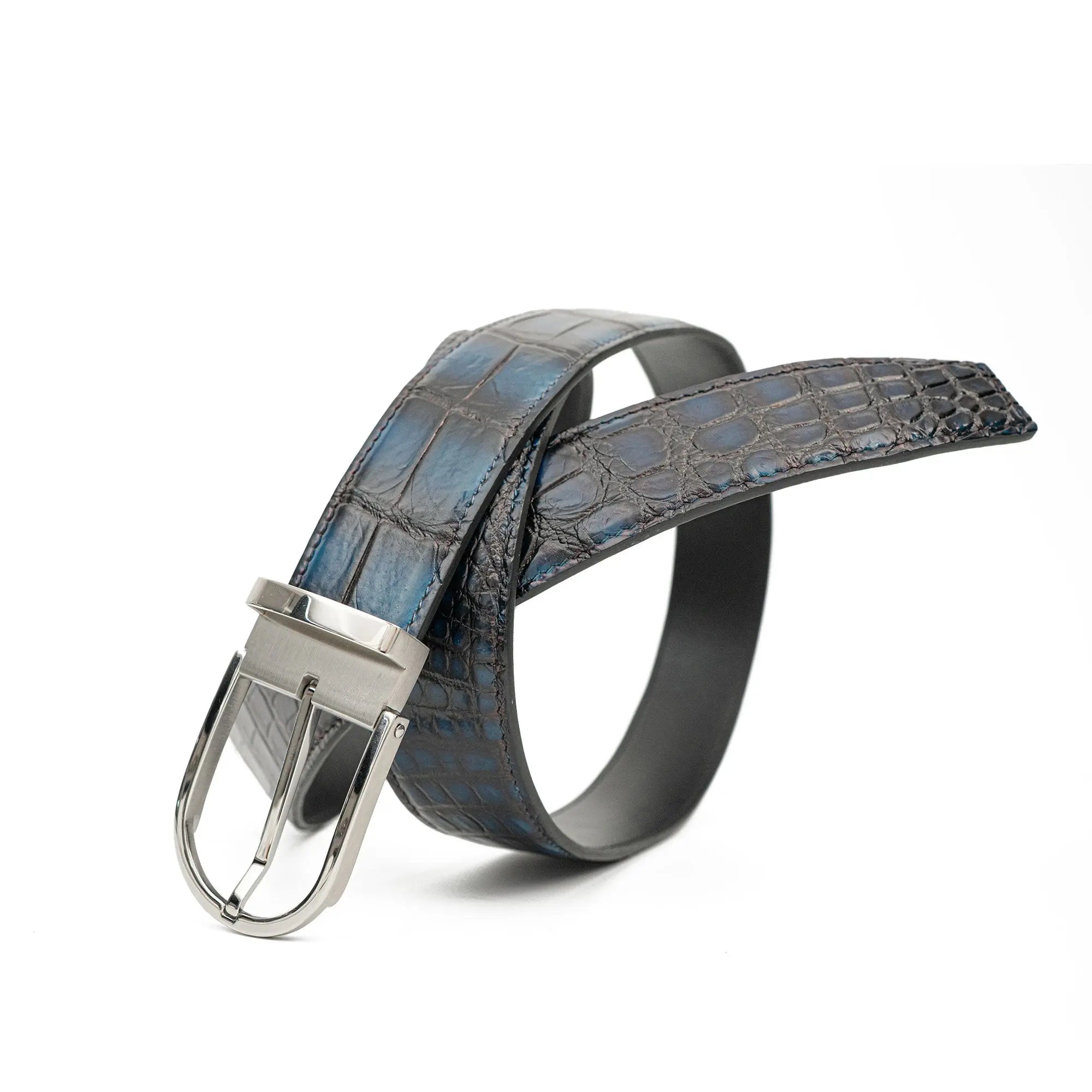 Handcrafted Alligator Leather Belts DVG331 Divinch
