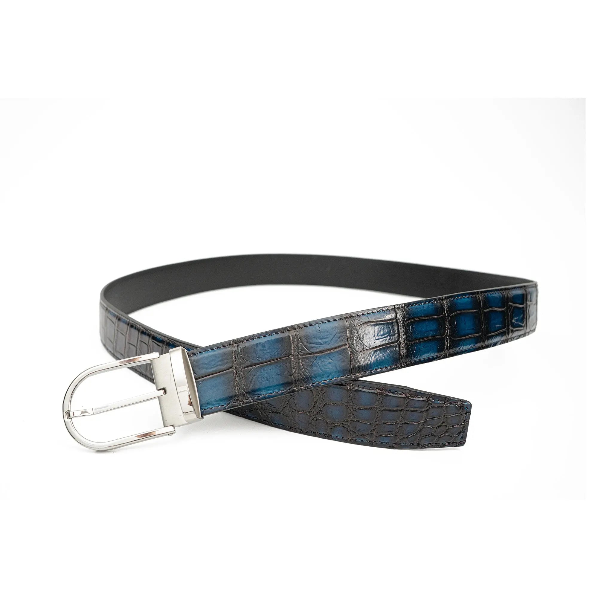 Handcrafted Alligator Leather Belts DVG331 Divinch