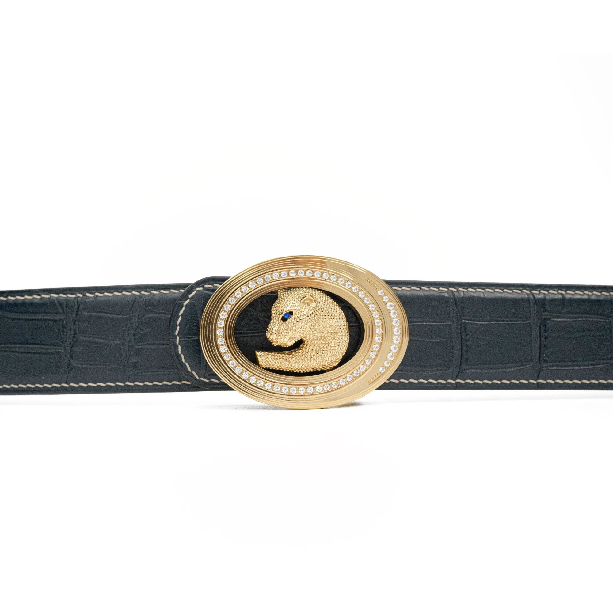 Handcrafted Alligator Leather Belts DVG359 Divinch