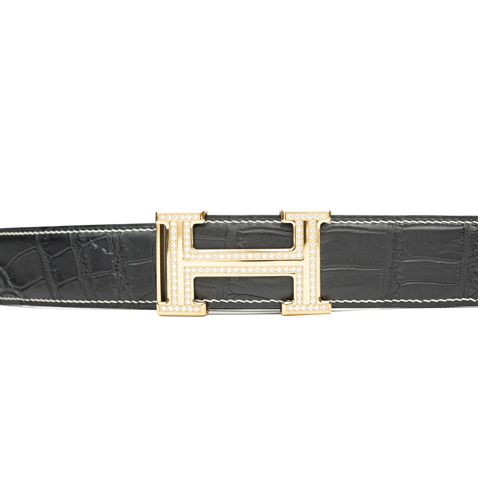 Handcrafted Alligator Leather Belts DVG59 Divinch