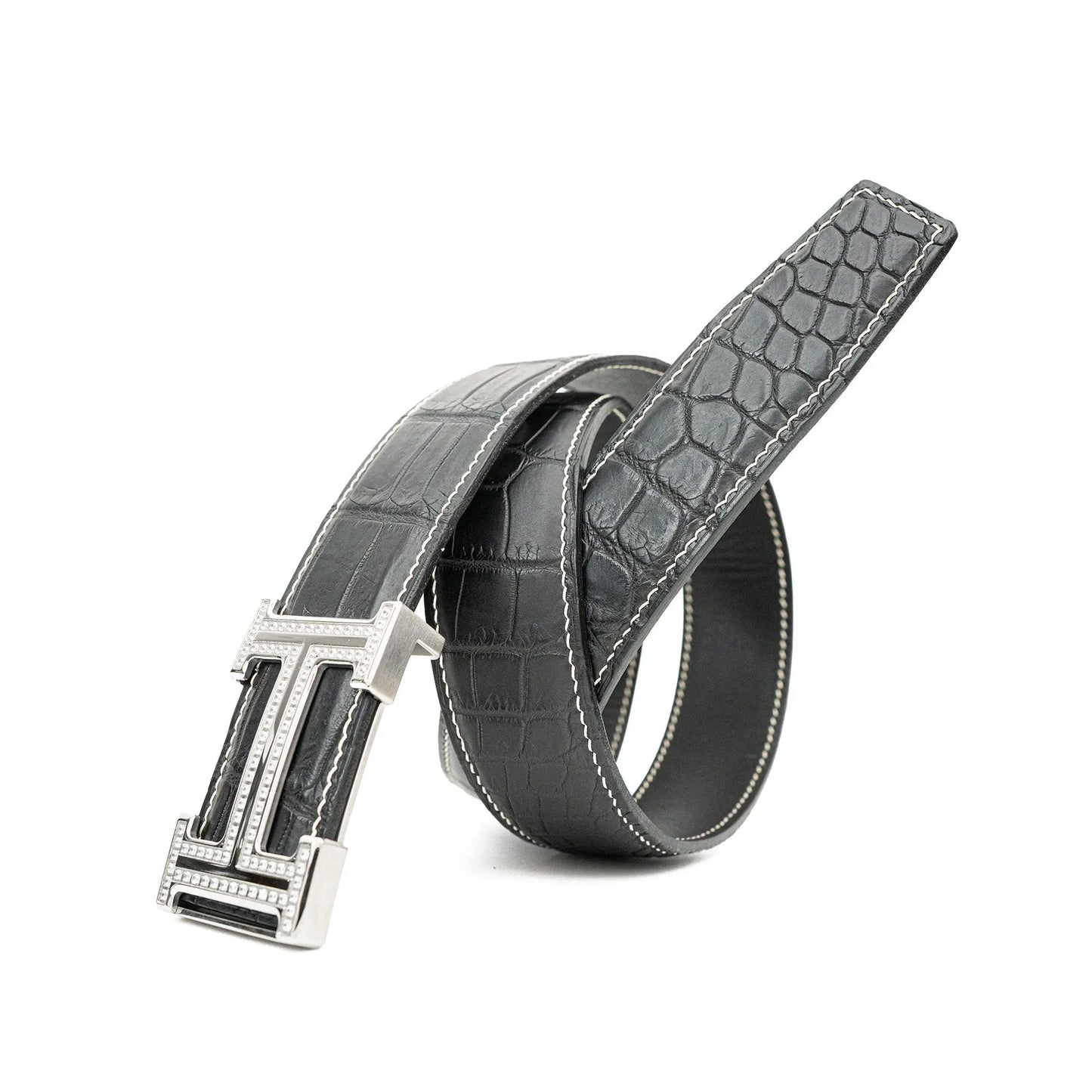 Handcrafted Alligator Leather Belts DVG59 Divinch