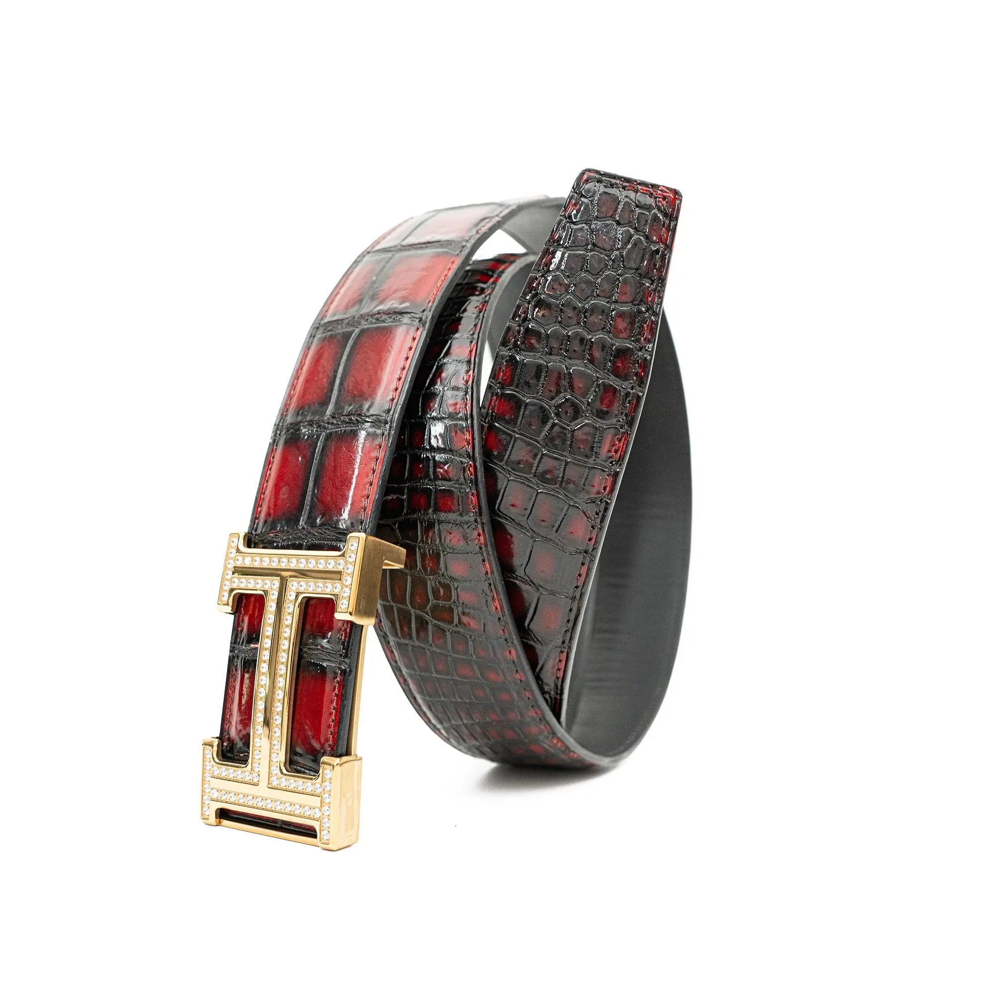 Handcrafted Alligator Leather Belts DVG66 Divinch