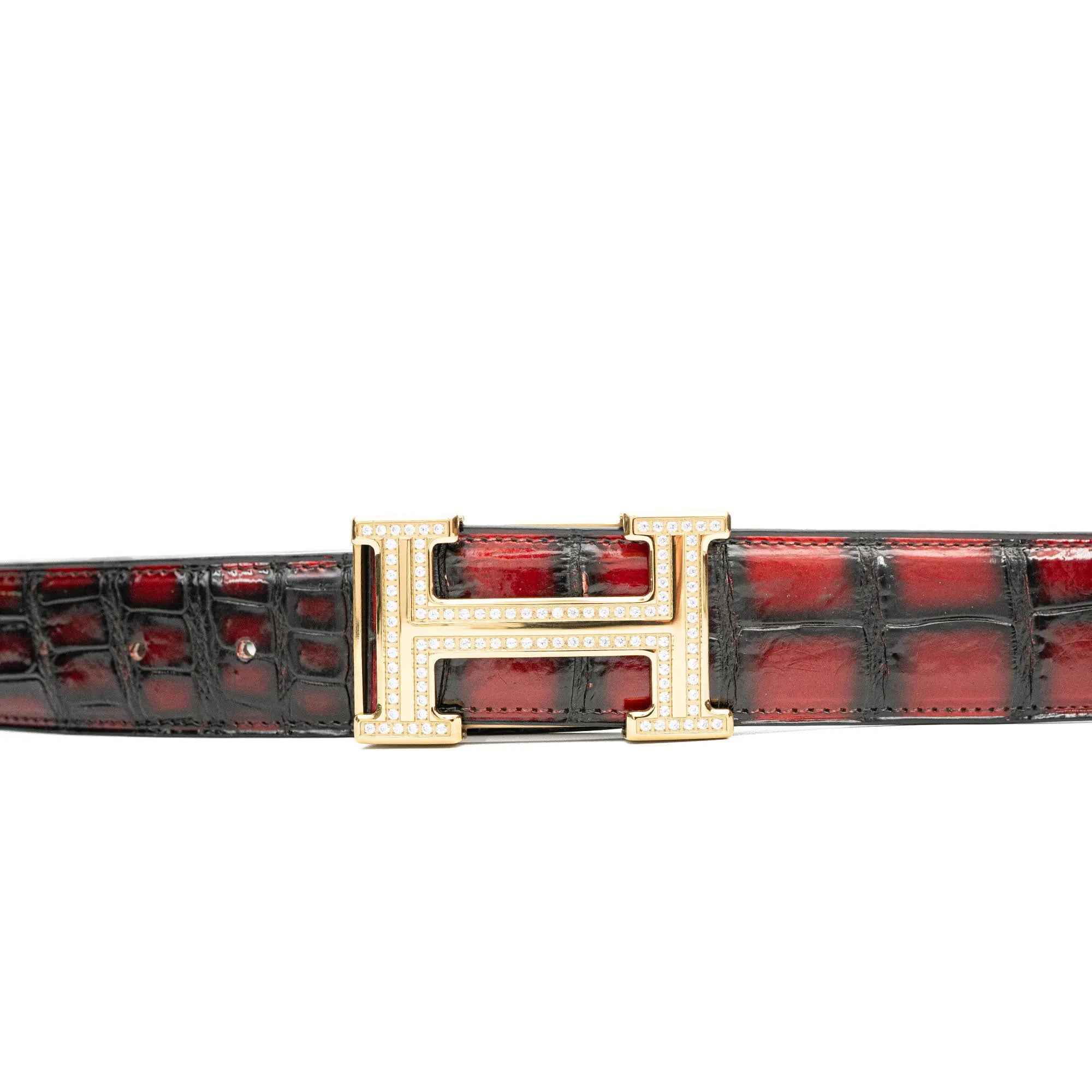 Handcrafted Alligator Leather Belts DVG66 Divinch